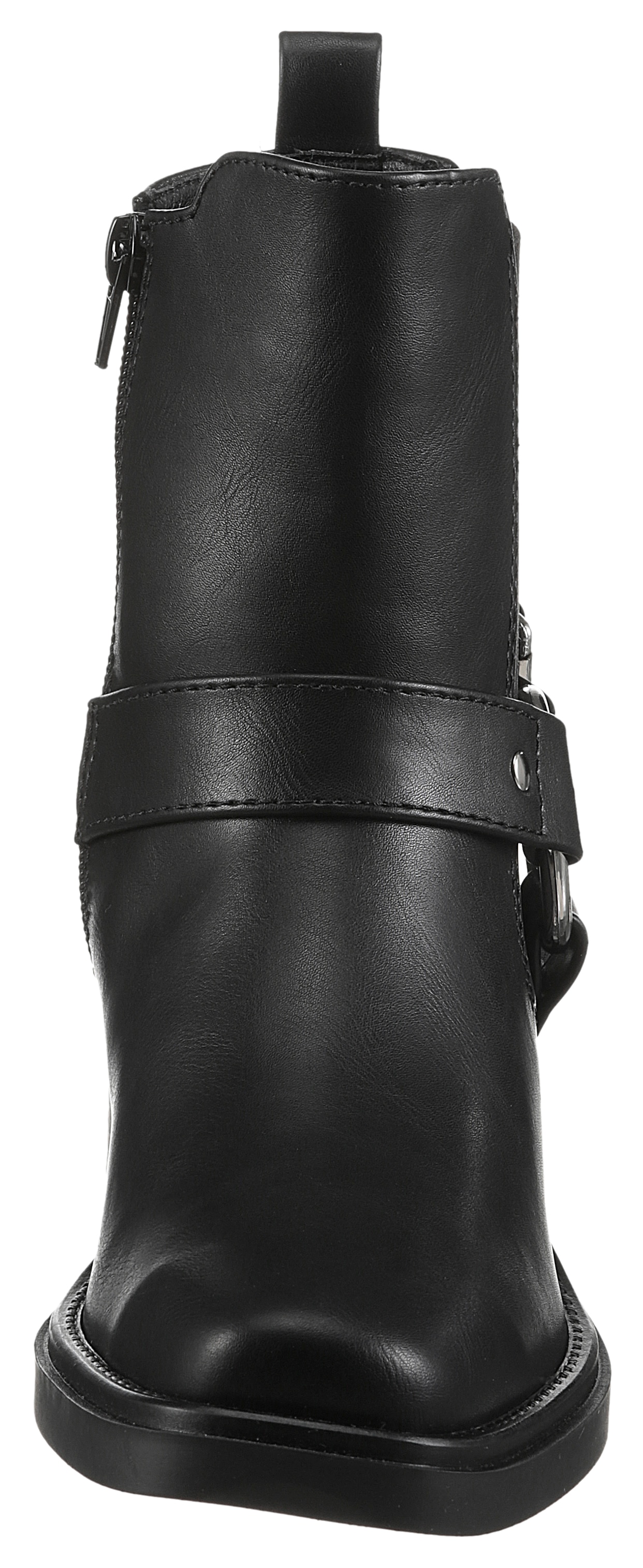 Aniston SHOES Westernstiefelette, Cowboyboots, Blockabsatz, mit Stretcheinsatz - NEUE KOLLEKTION