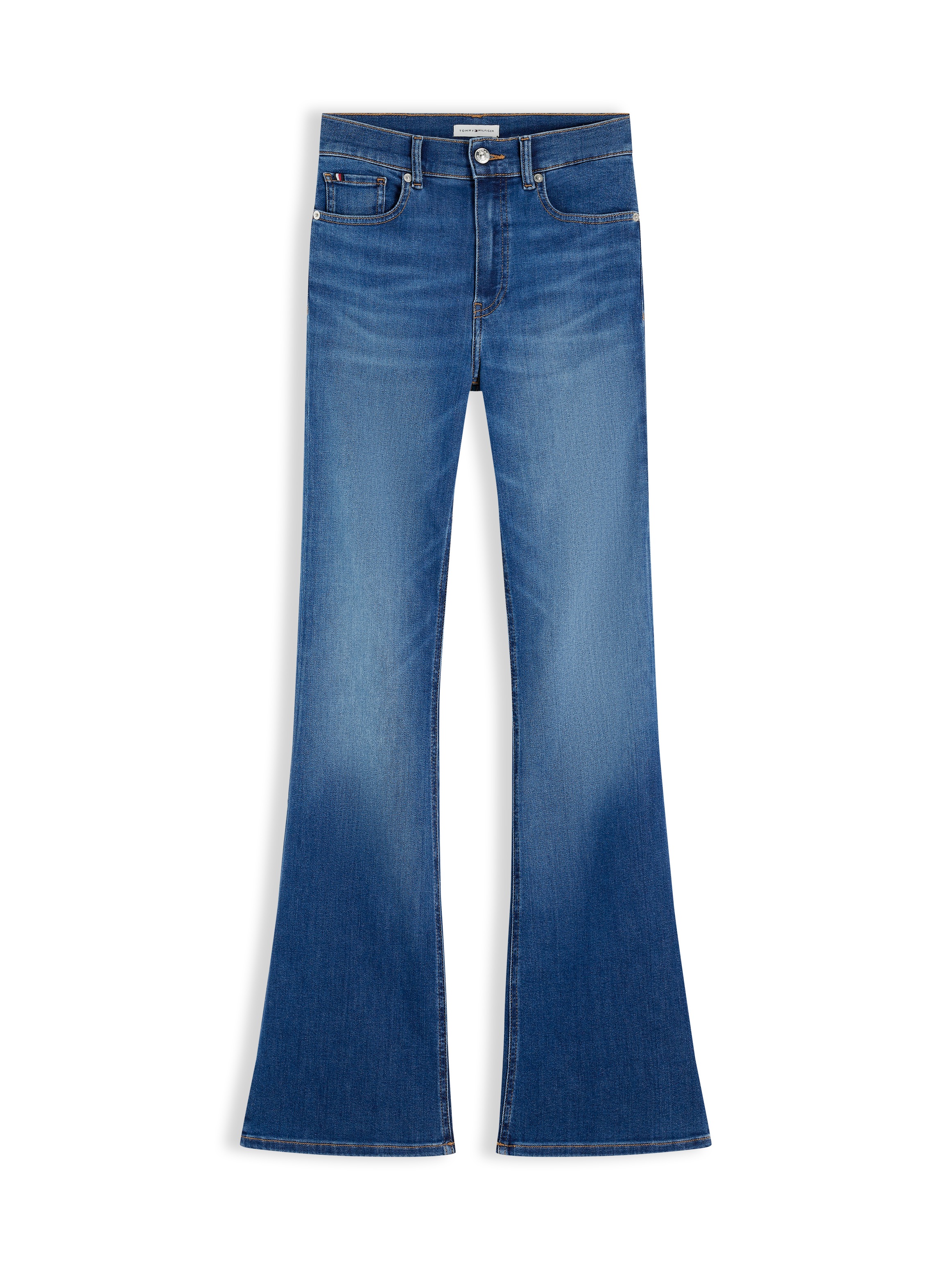 Tommy Hilfiger Bootcut-Jeans »FLARE KATY RW« Baumwollmischung, Stretch, in ausgestellter Form