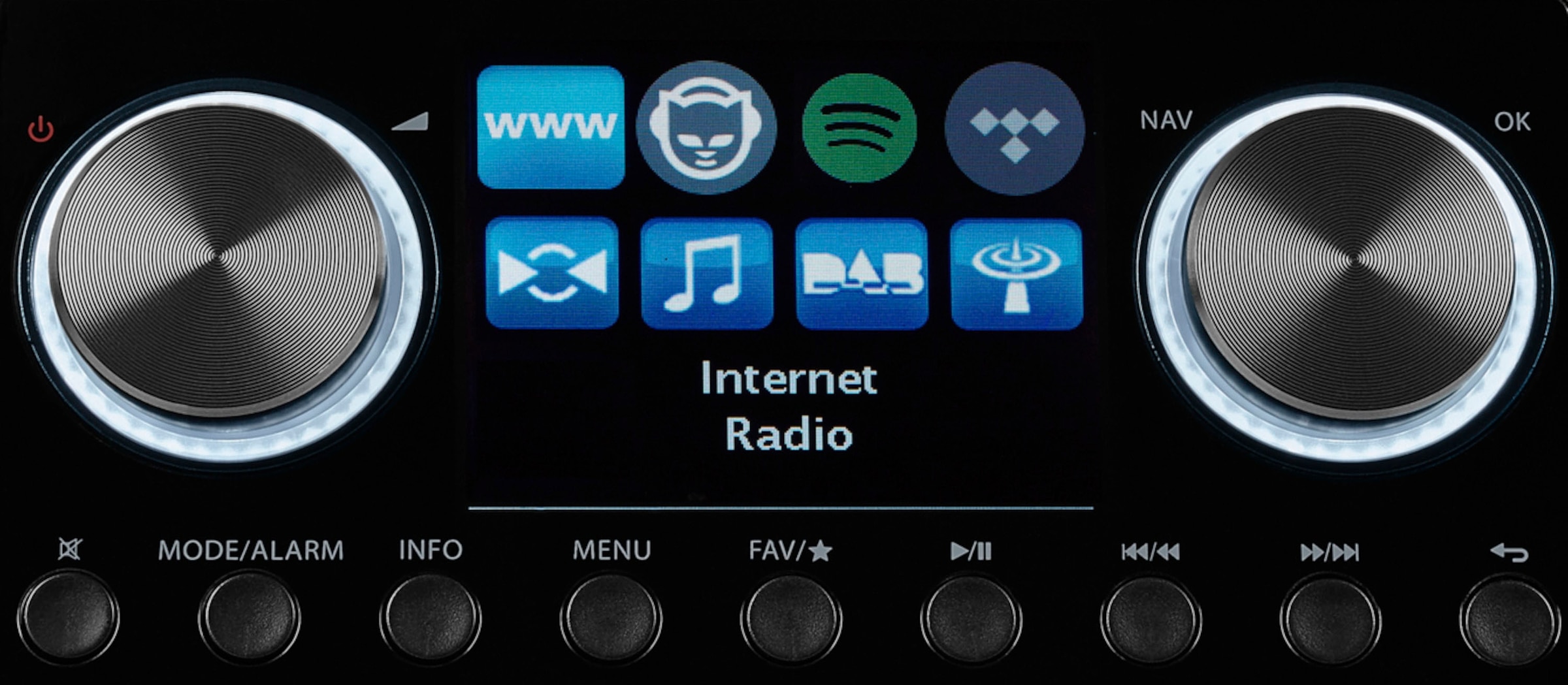 Medion® Internet-Radio »P85289«, (LAN (Ethernet)-WLAN Digitalradio (DAB+)-UKW mit RDS-Automatische Senderverfolgung-Internetradio 12 W)