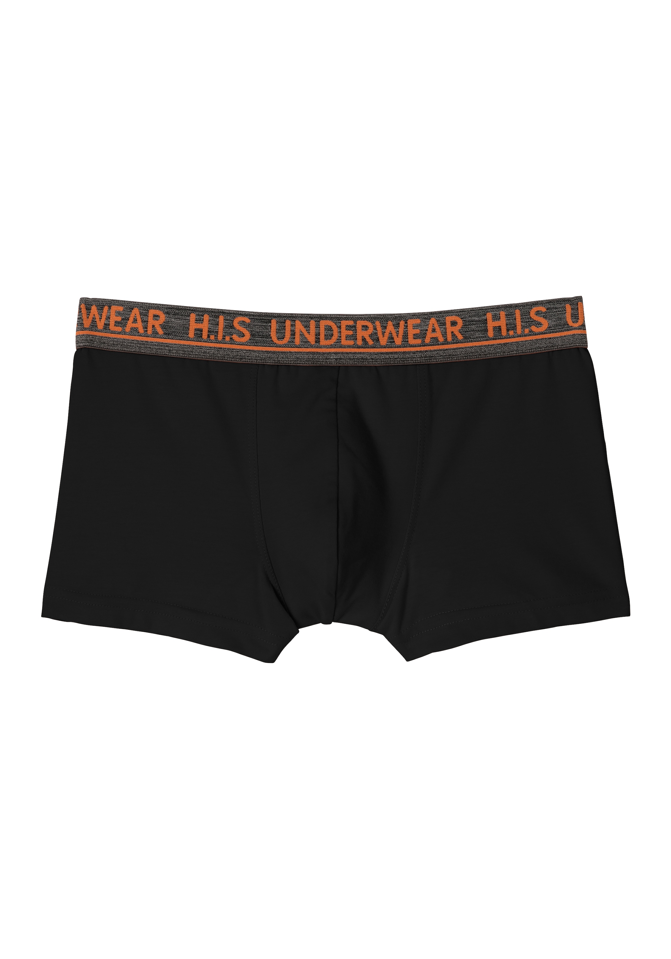 H.I.S Boxer, (Packung, 4 St.), für Jungen mit meliertem Logo Webbund