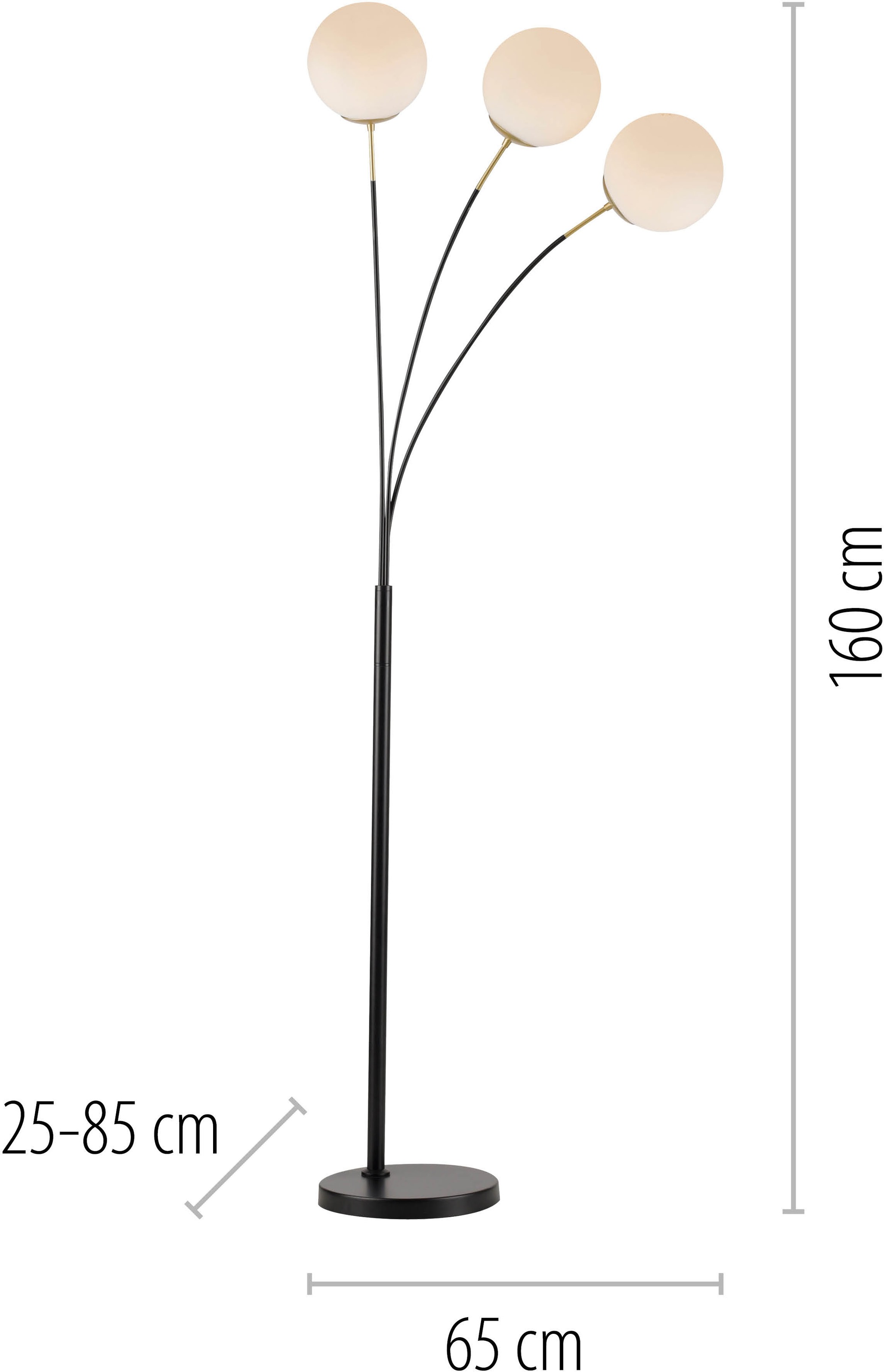 LeGer Home by Lena Gercke Stehlampe »Elorea« E14 1 Stk.