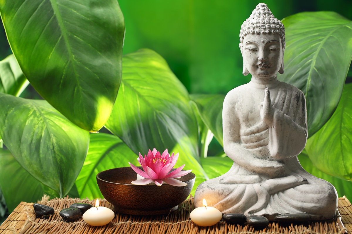 Papermoon Fototapete "Buddha in der Meditation"