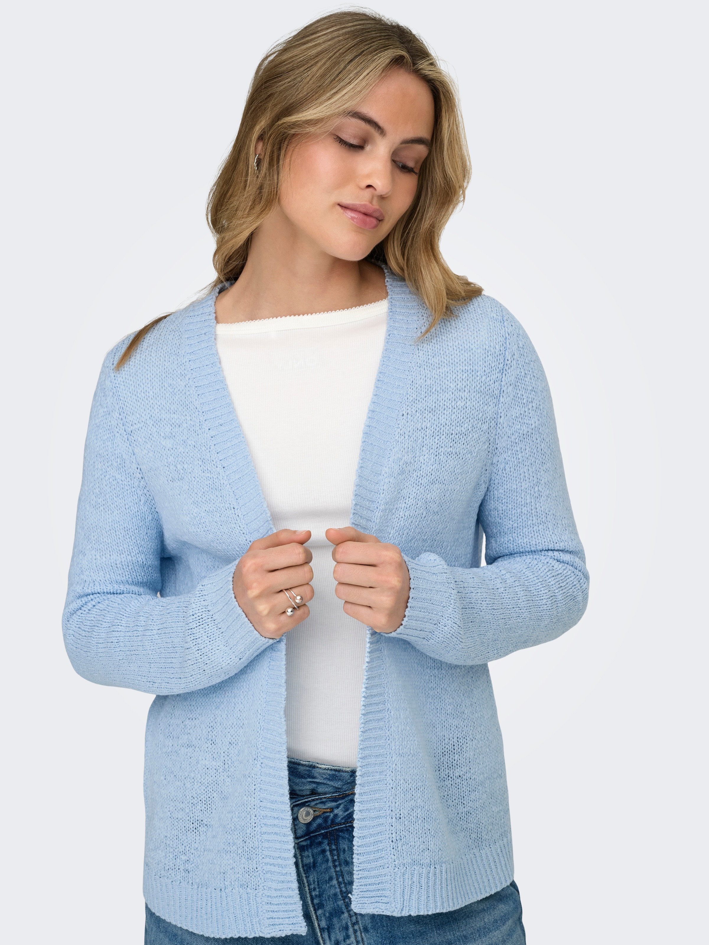 ONLY Strickjacke "ONLGEENA LS OPEN CARDIGAN KNT" günstig online kaufen