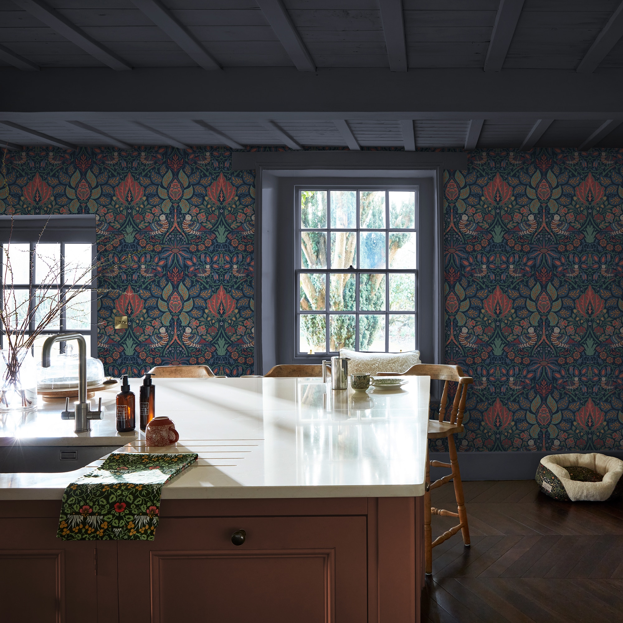 WILLIAM MORRIS AT HOME Vliestapete »Dove & Rose«, Motiv, Design Tapeten