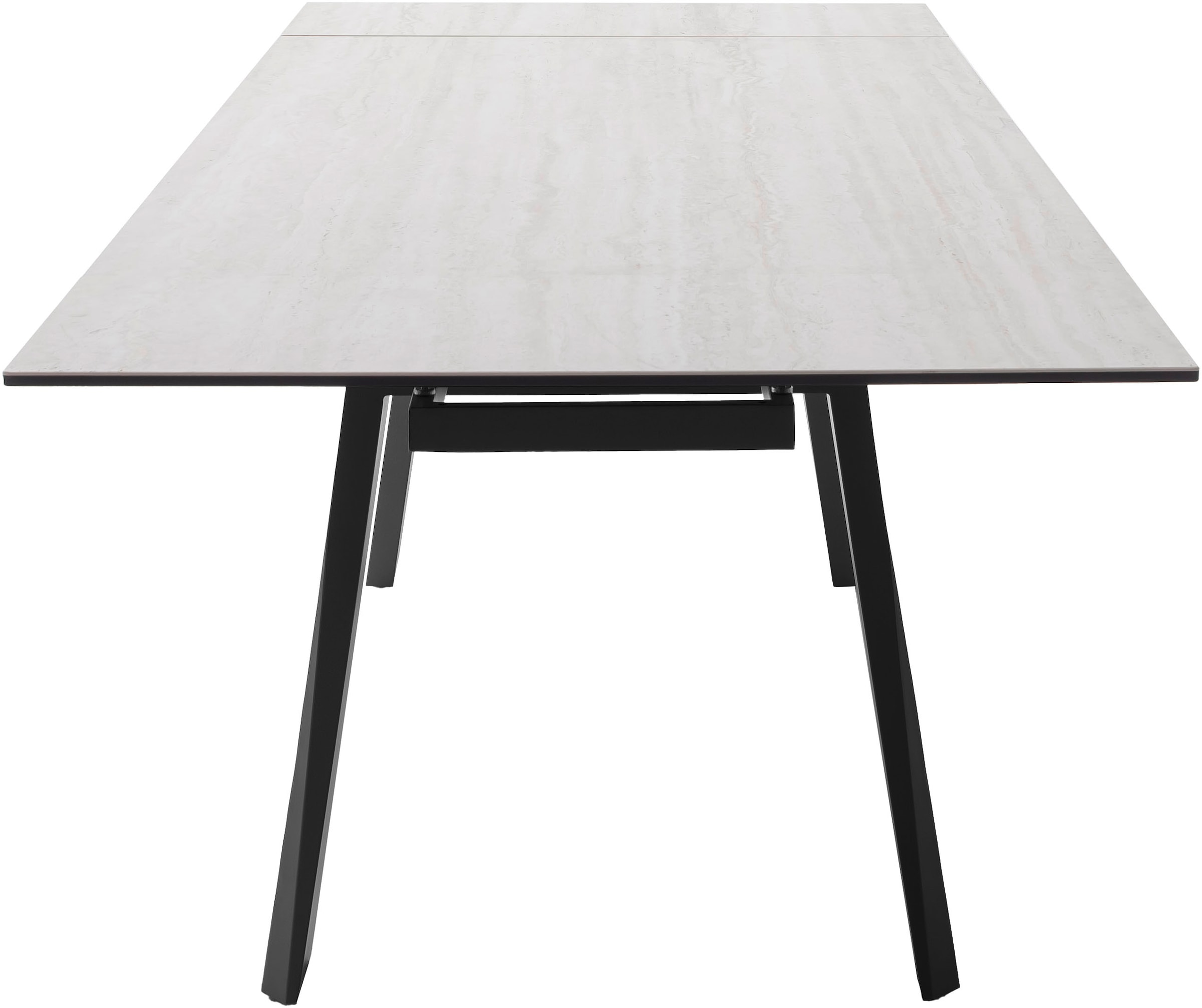 MCA furniture Esstisch »Kalamata« 1 Stk. tlg. Auszugstisch, Stirnauszug, Metallgestell, Keramik, Sicherheitsglas