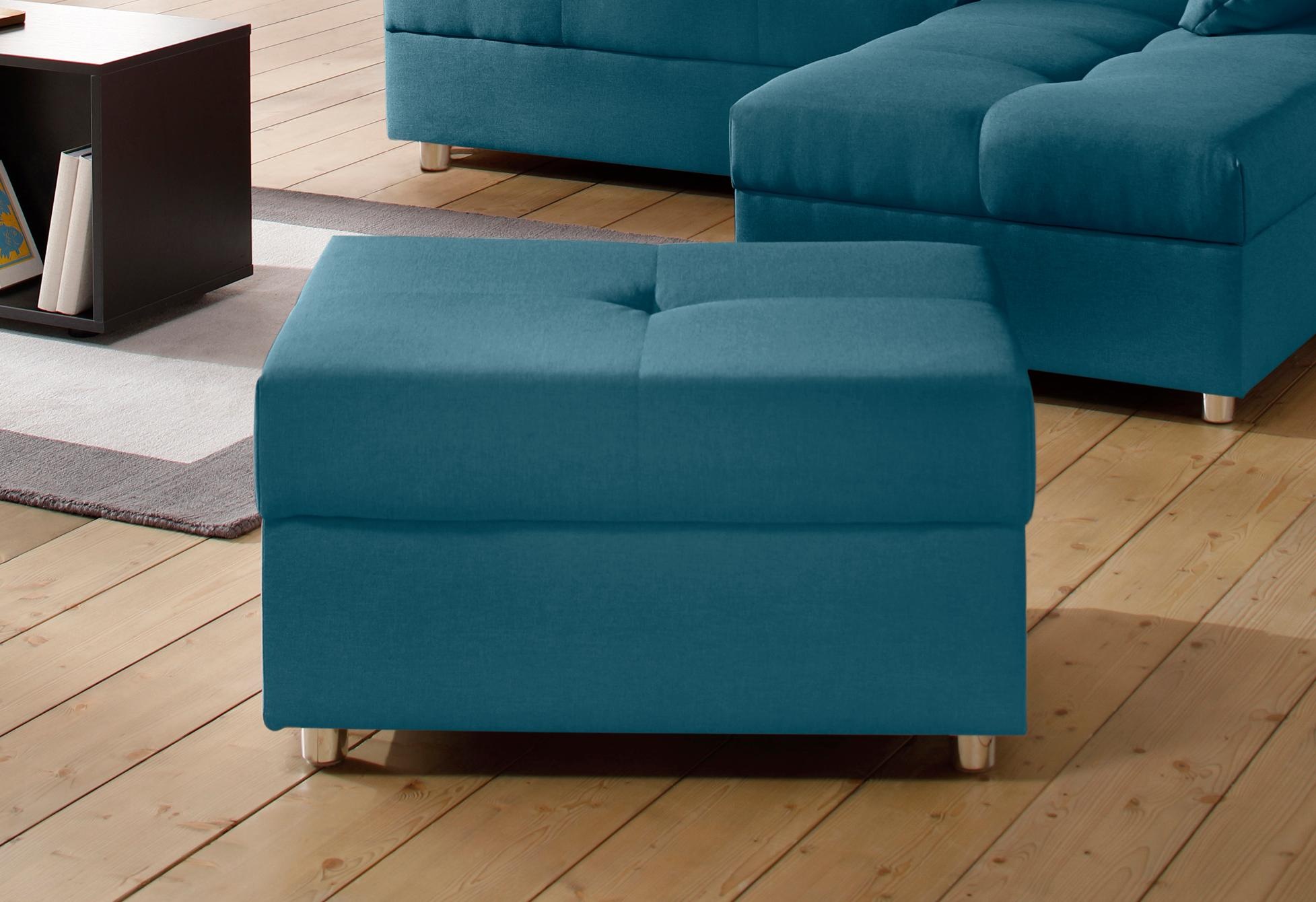 Thumbnail - Home affaire Hocker "Italia" mit Federkern