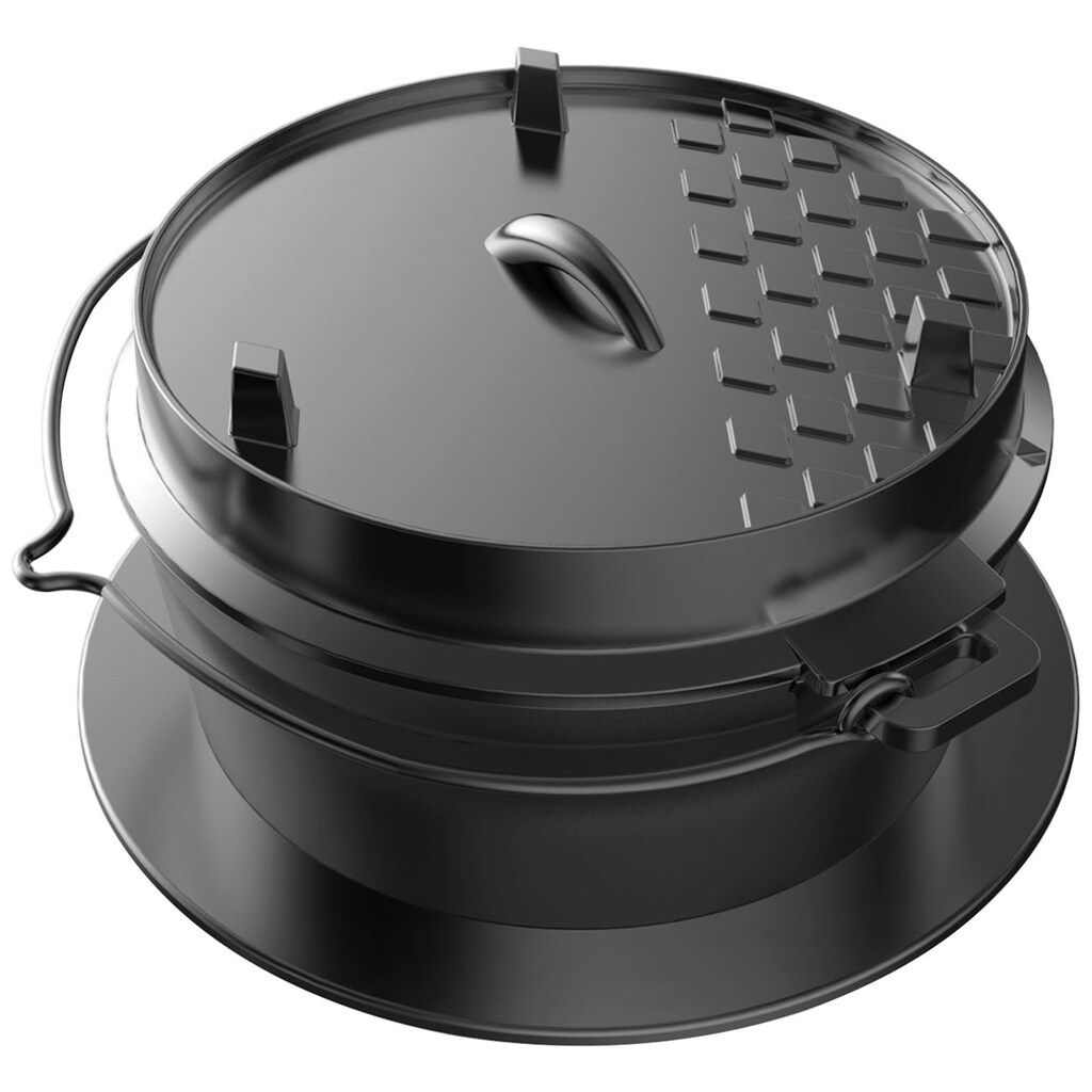 Tepro Kochtopf »Guss-Dutch-Oven-Einleger«, Gusseisen, BxLxH: 32,5x31x18,4 cm