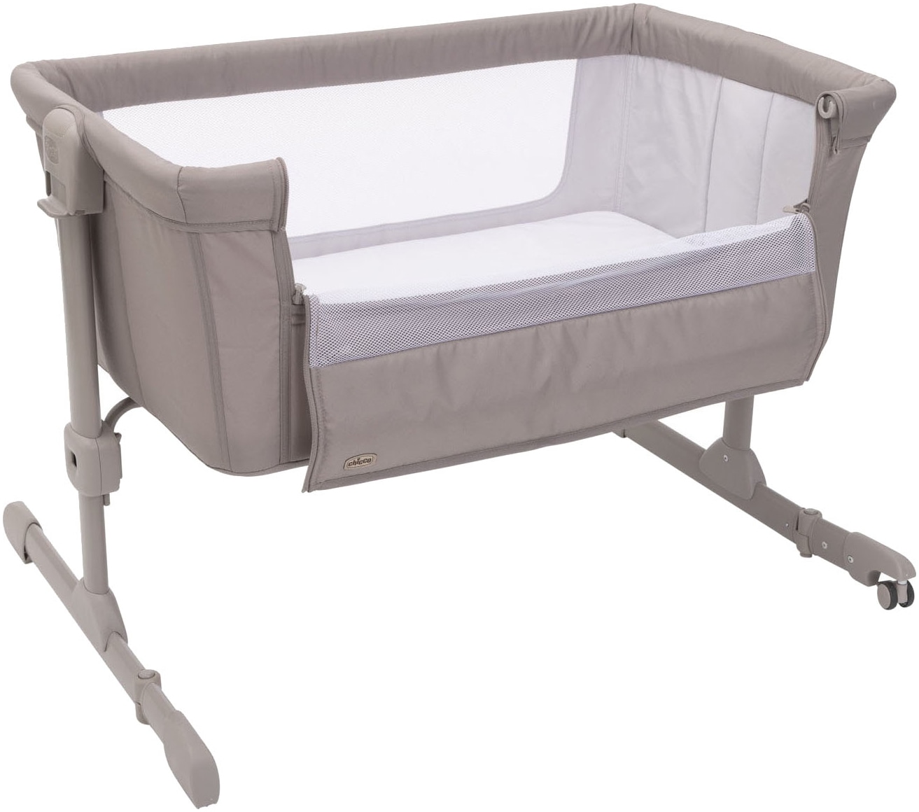 Chicco Beistellbett »next2me essential« Bezug teilweise aus recyceltem Material
