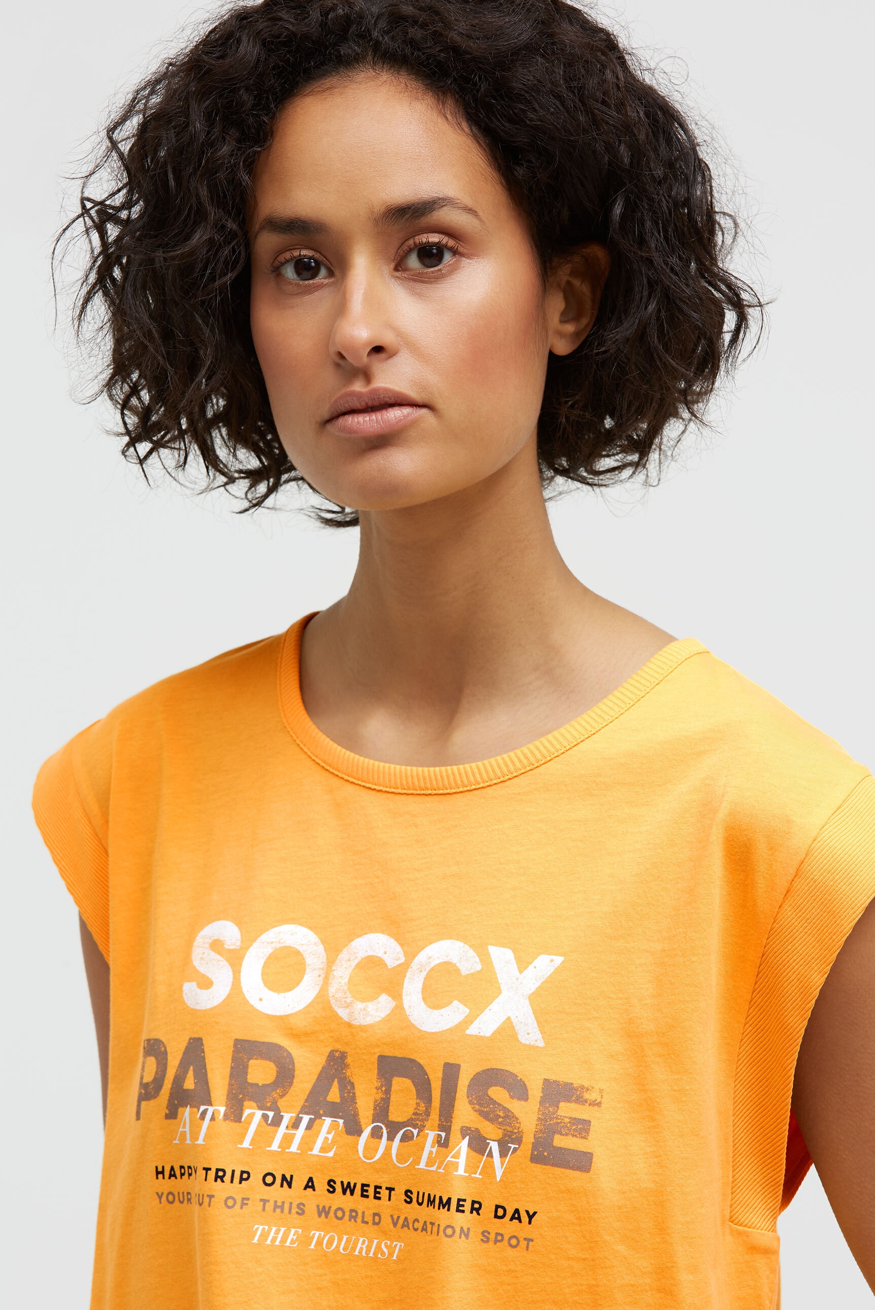 SOCCX Rundhalsshirt aus Baumwolle