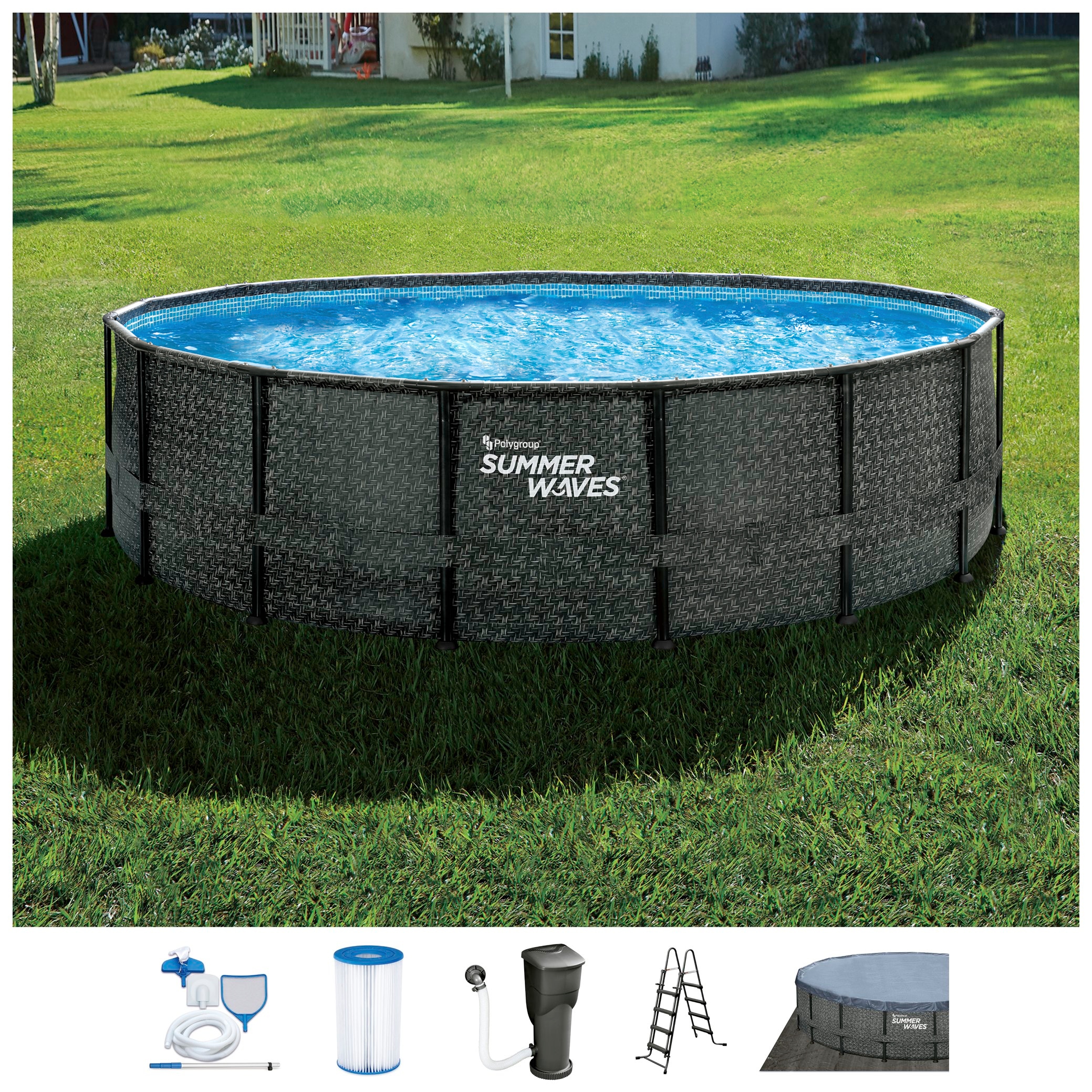SummerWaves Framepool »Elite« (Set 7 tlg.) ØxH: 48...