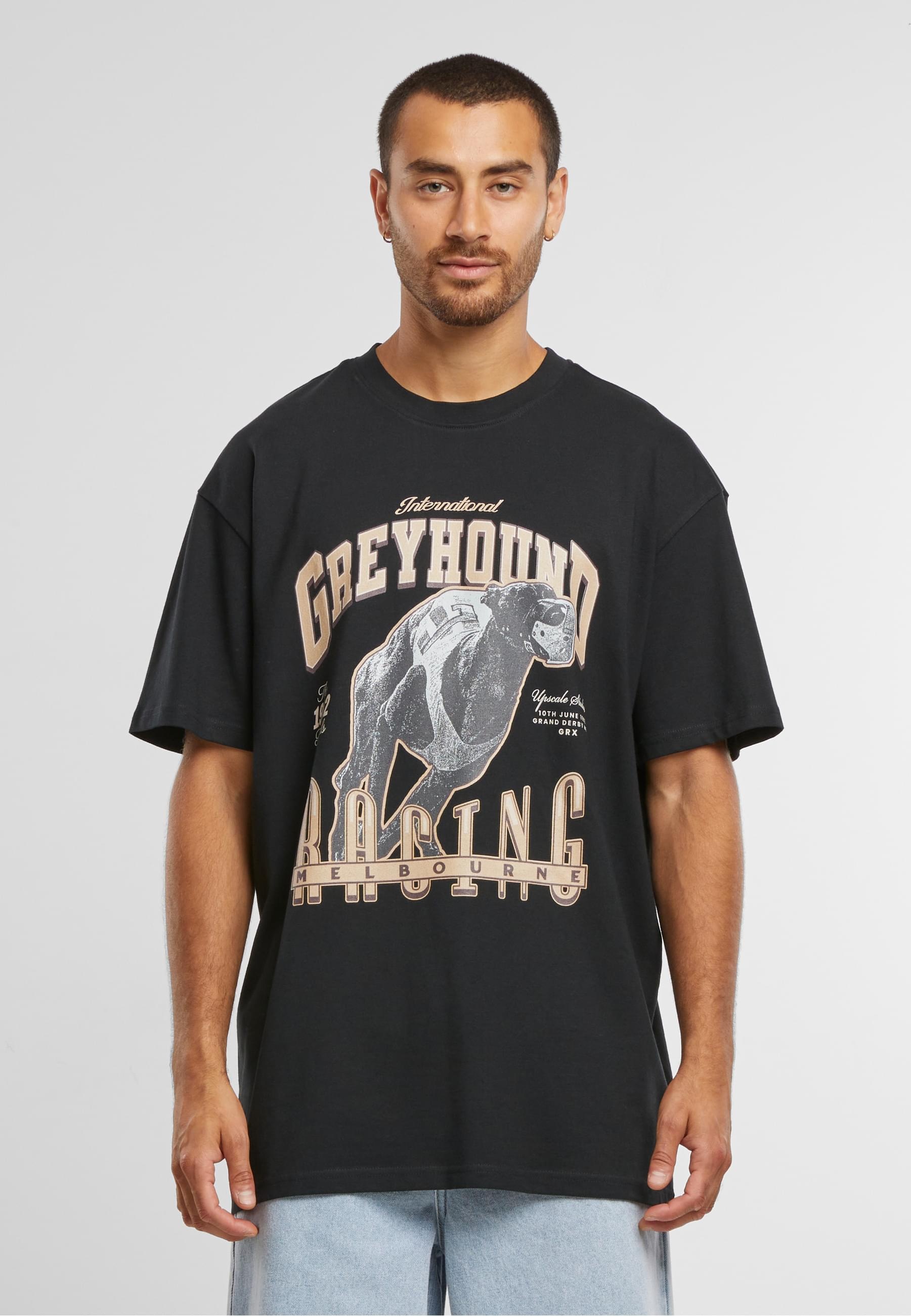MisterTee T-Shirt »MisterTee Greyhound Racing Oversize Tee«, (1 tlg.)