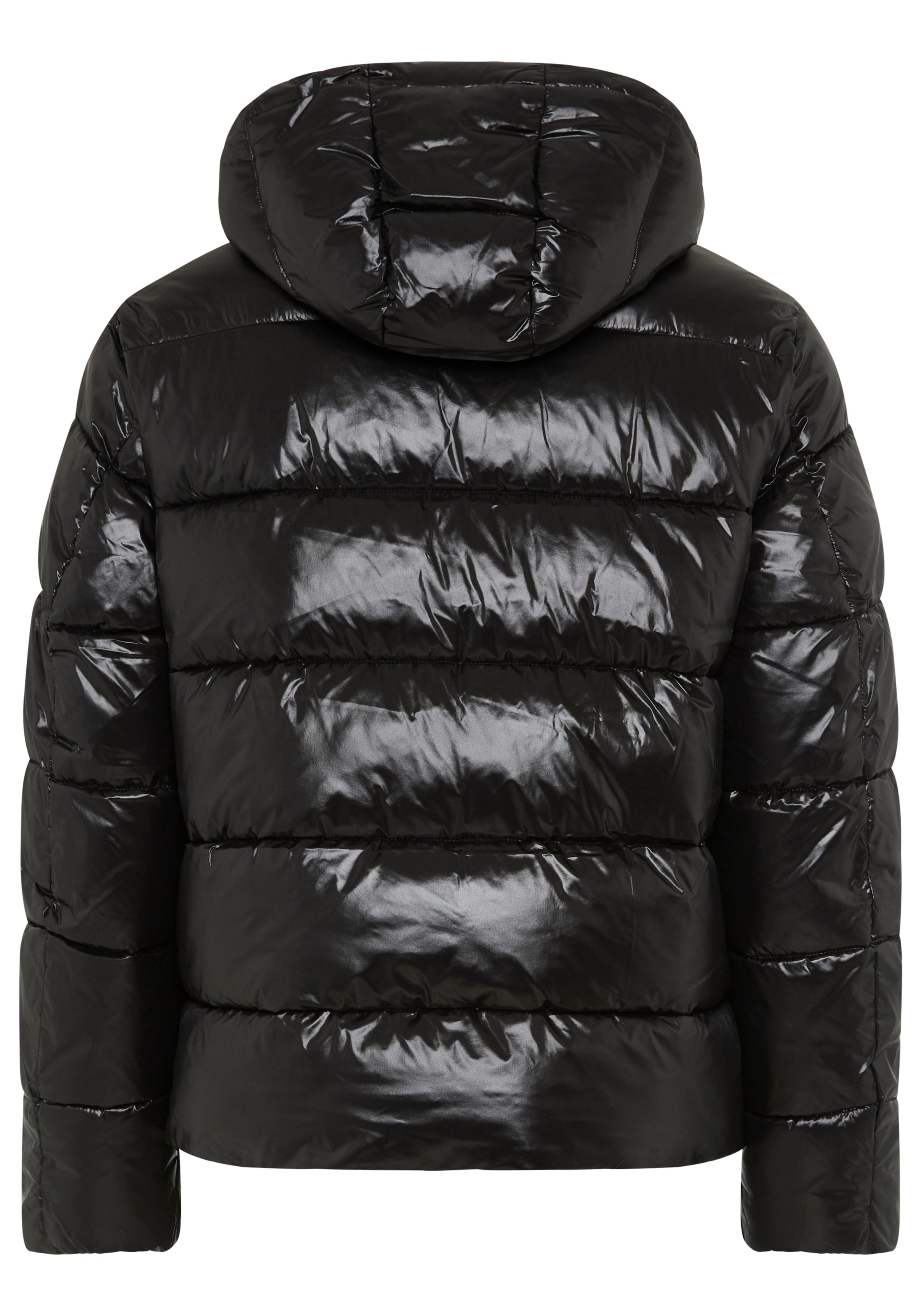 Calvin Klein Steppjacke, mit Kapuze, Kapuze, Regular Fit, glänzendes Material