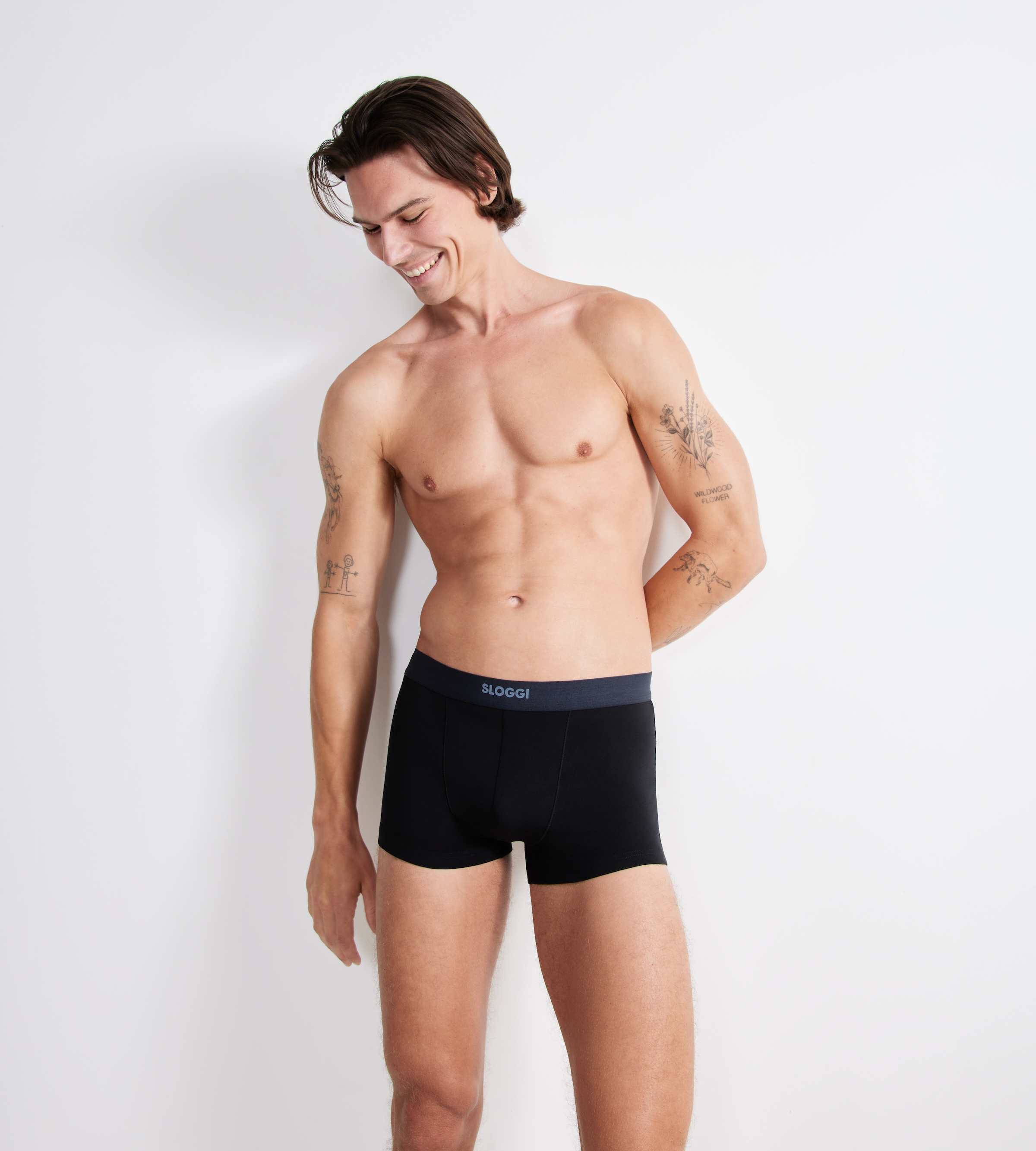 sloggi Retro Pants »men EVER Ease Hipster 2P«, (2 St.), Temperaturausgleichend