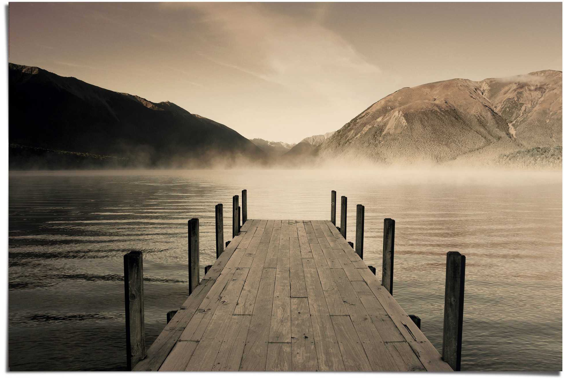 Reinders Poster "Steg Rotoiti See", (1 St.) günstig online kaufen