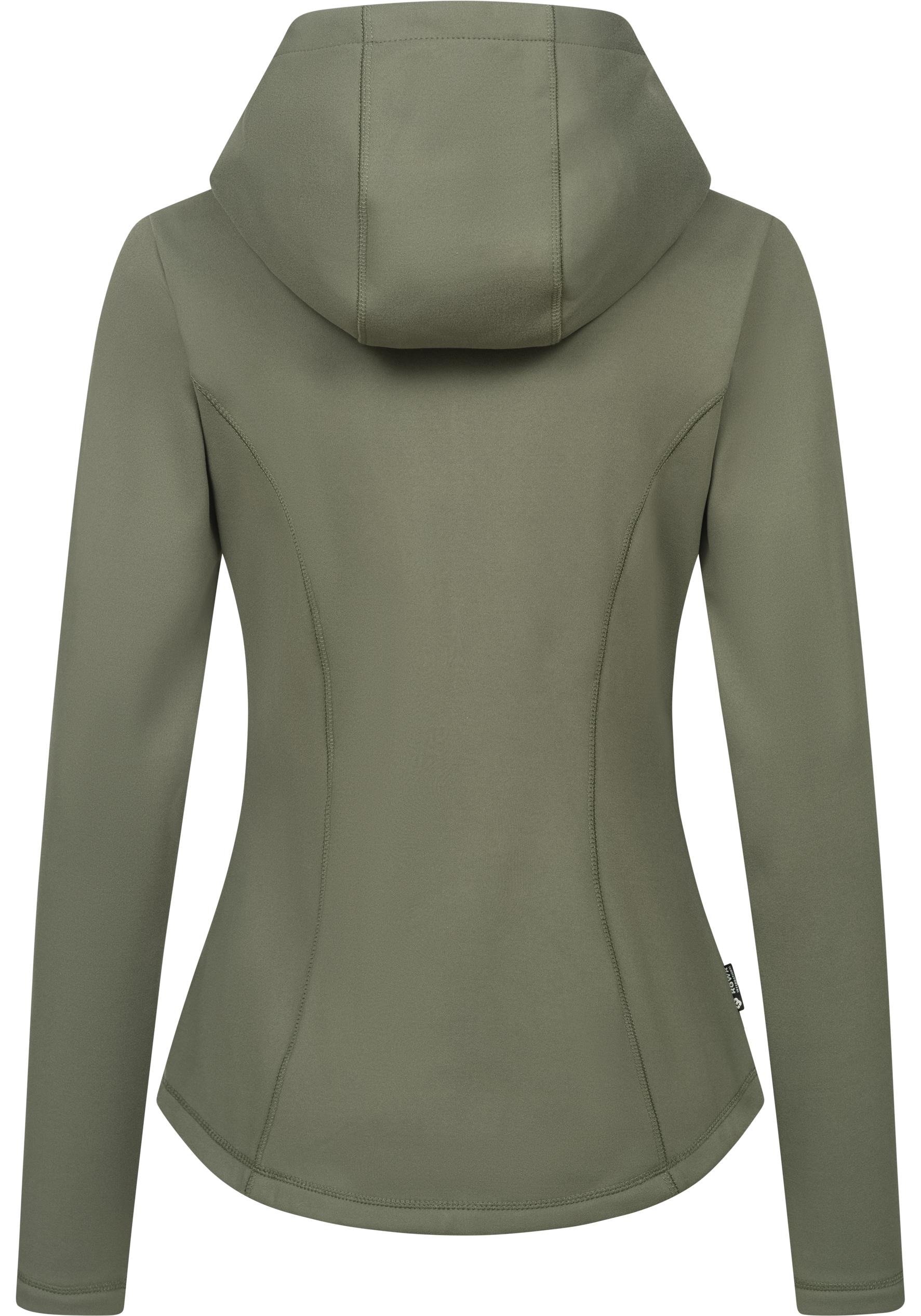 Ragwear Kapuzensweatjacke »Lyshka«, Sportliche weiche und elastische Kapuzenjacke