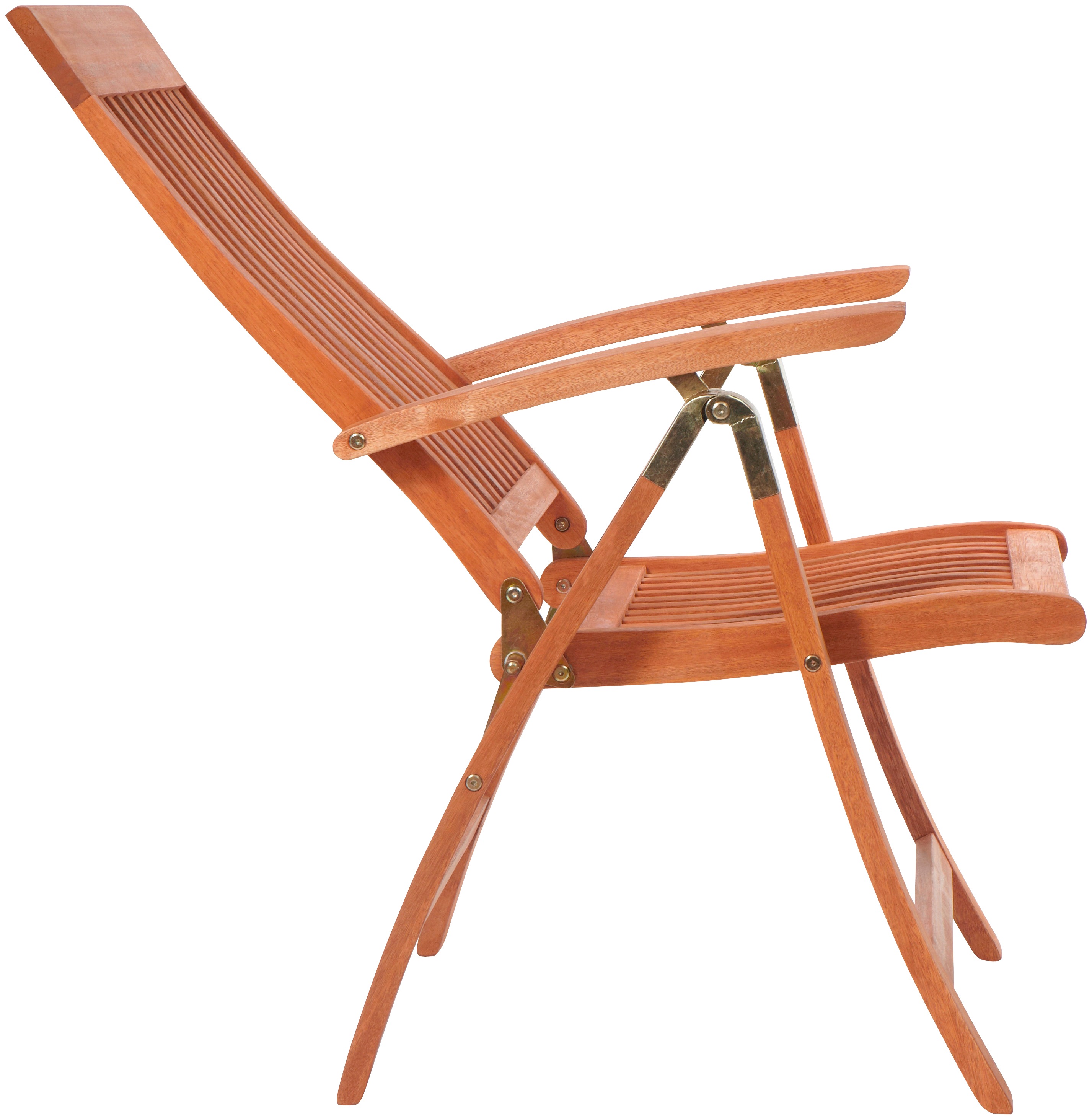 Thumbnail - MERXX Gartenstuhl "Bordeaux, Eukalyptusholz" (Set) 2 Stk.klappbar, verstellbar