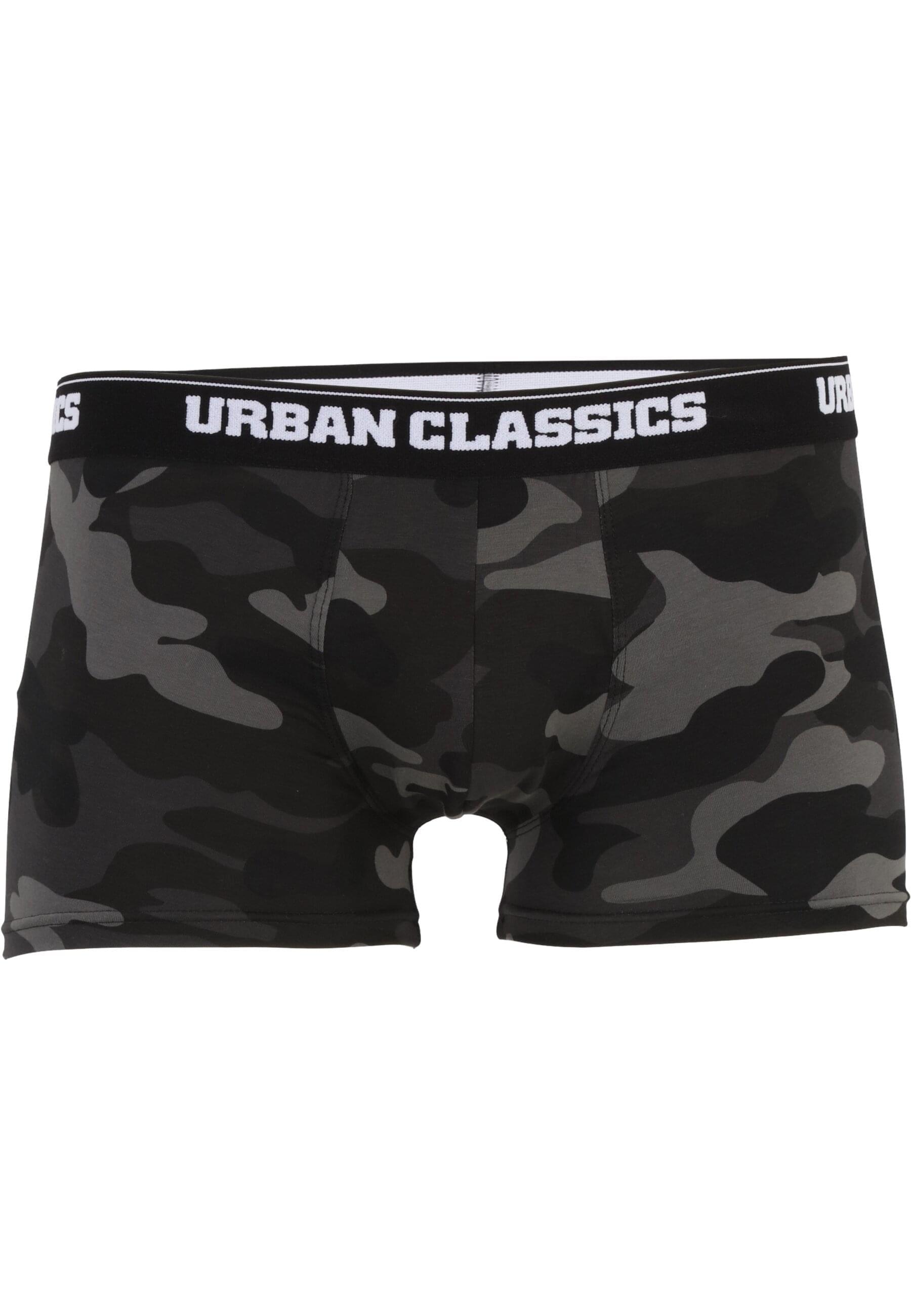 URBAN CLASSICS Boxershorts »Urban Classics Herren 2-Pack Camo Boxer Shorts«, (1 St.)