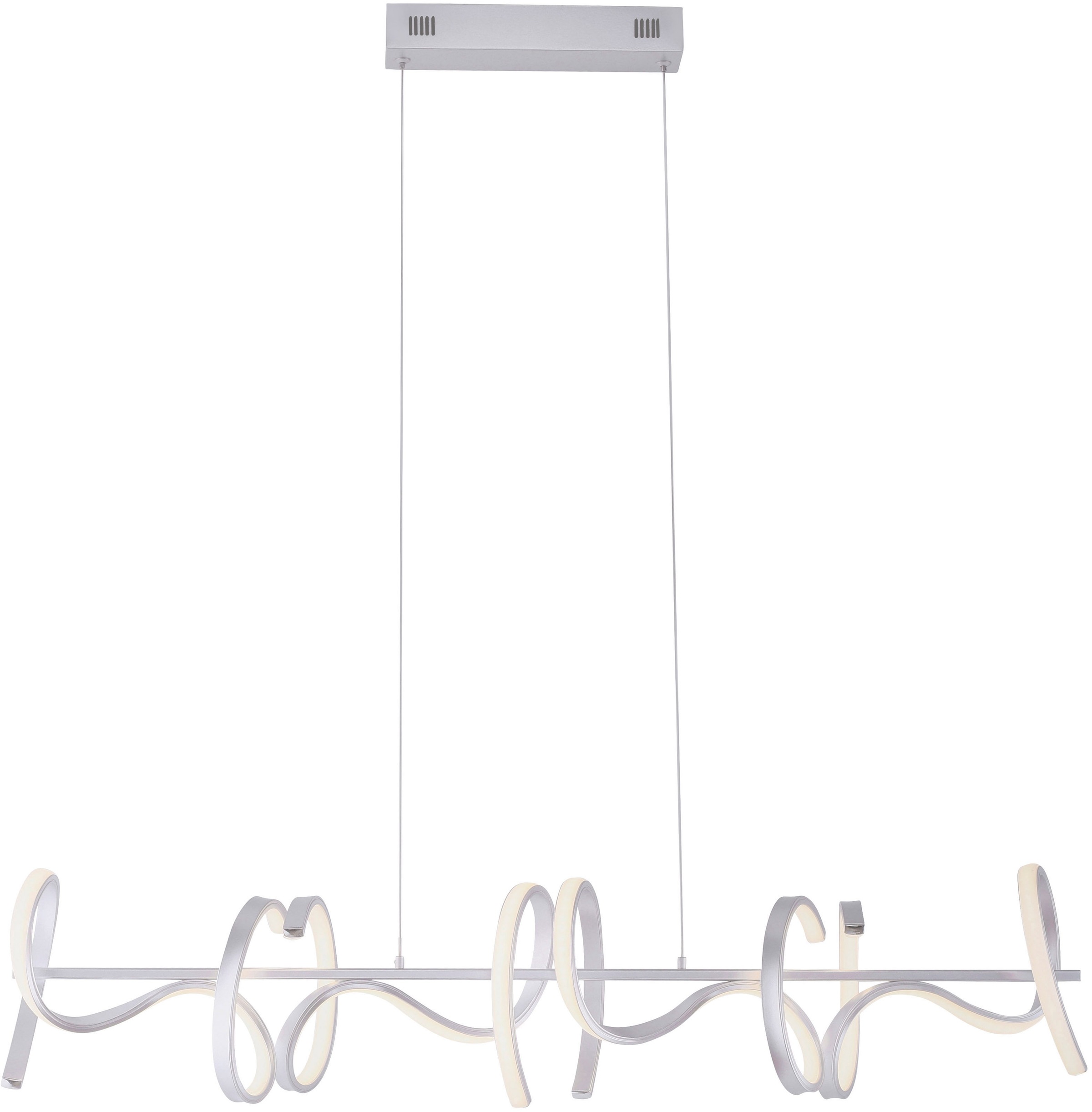 Leuchten Direkt LED Pendelleuchte CURLS, LED-Board, 1 St., Warmweiß, LED Hängelampe, LED Hängeleuchte, dimmbar