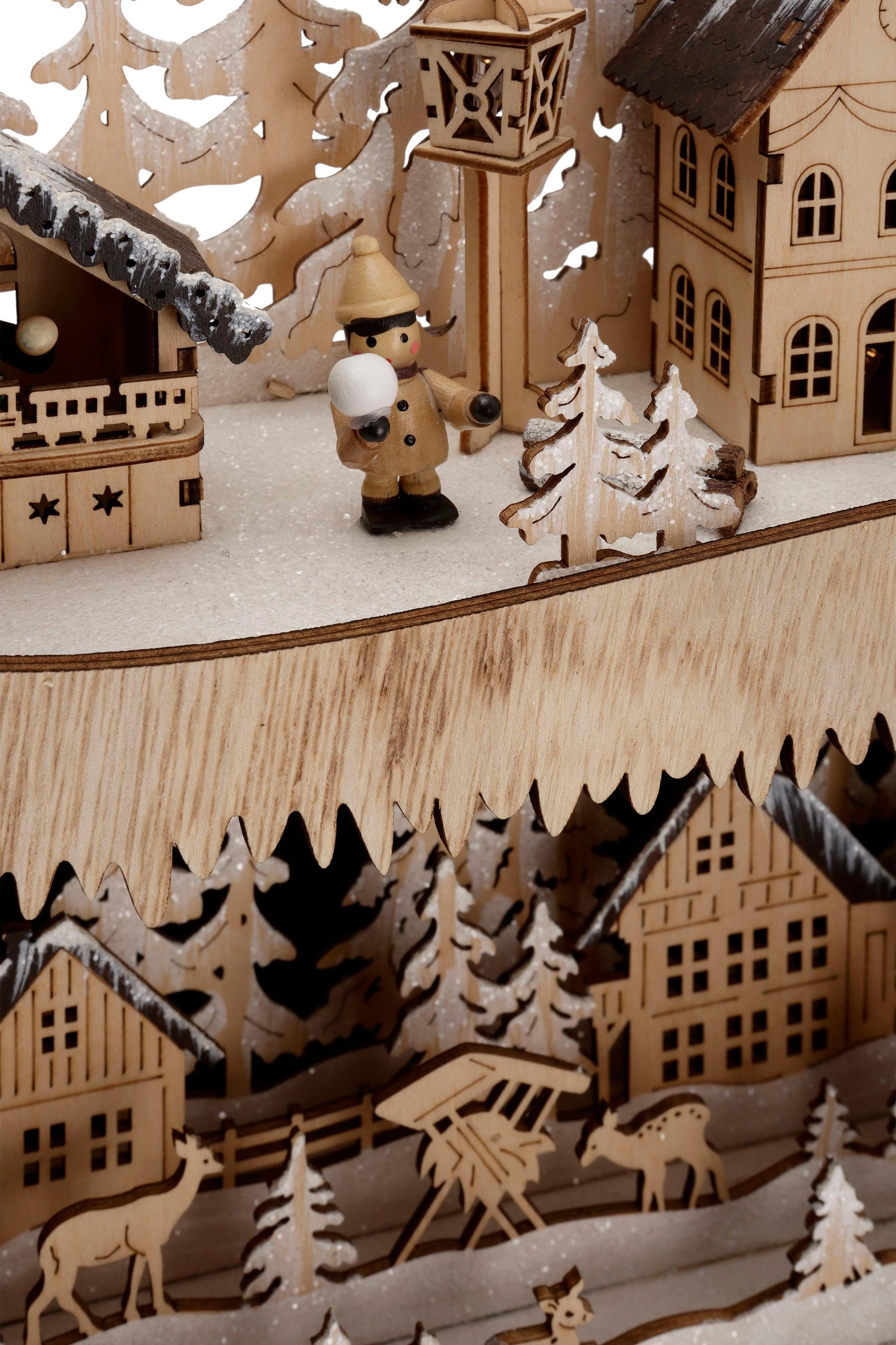 Home affaire Lichterbogen »Rentier, Weihnachtsdeko«, mit vielen Details, Höhe 67 cm