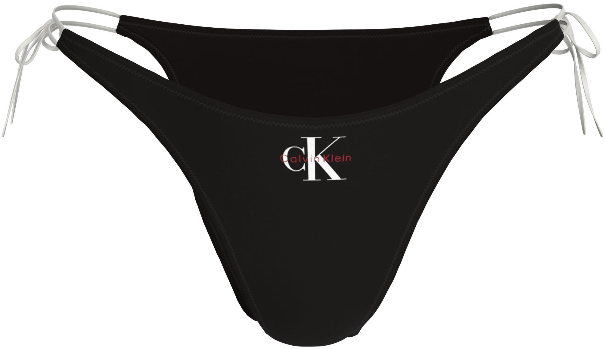 Calvin Klein Swimwear Bikini-Hose Körpernahe Passform mit Kordeln günstig online kaufen