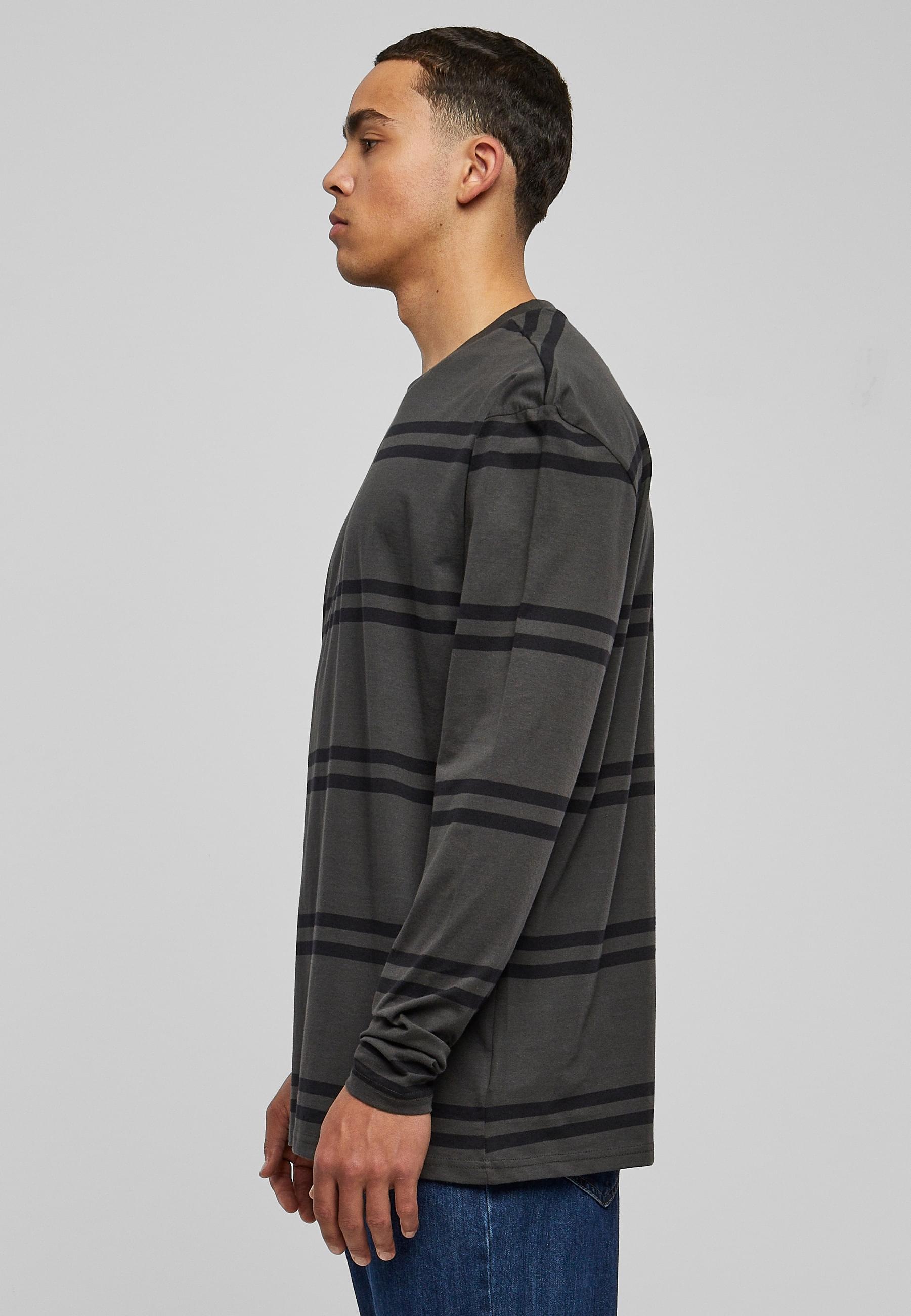 URBAN CLASSICS Longsleeve »Urban Classics Herren Oversized Striped Longsleeve«, (1 tlg.)