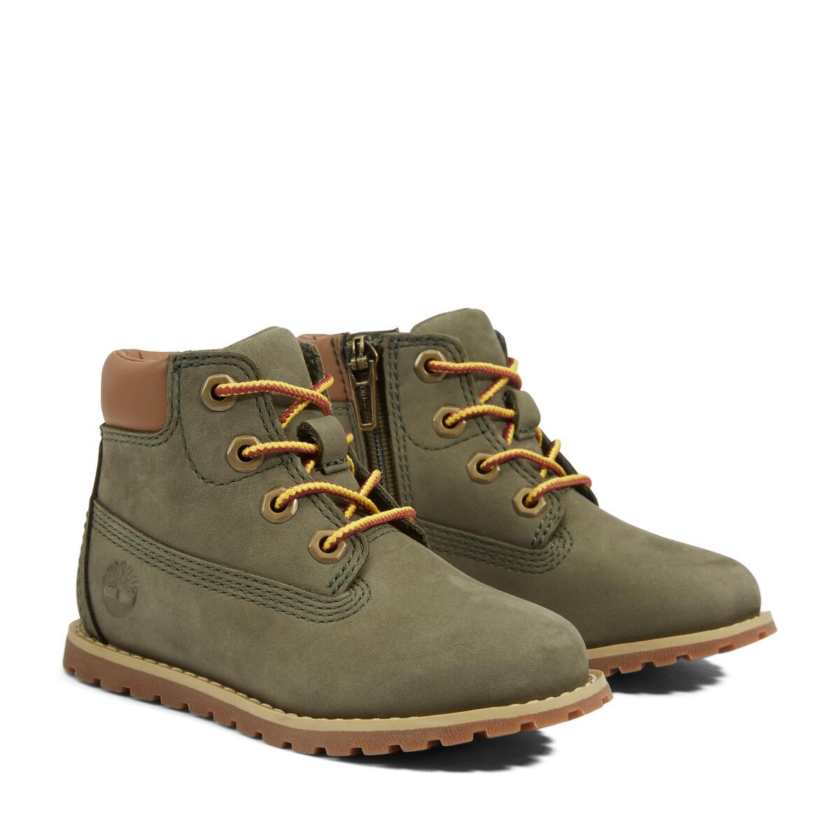 Timberland Schnürboots "POKEY PINE MID LACE UP WITH ZIP BOOT", Winterstiefel, Schnürstiefel, Winterschuhe