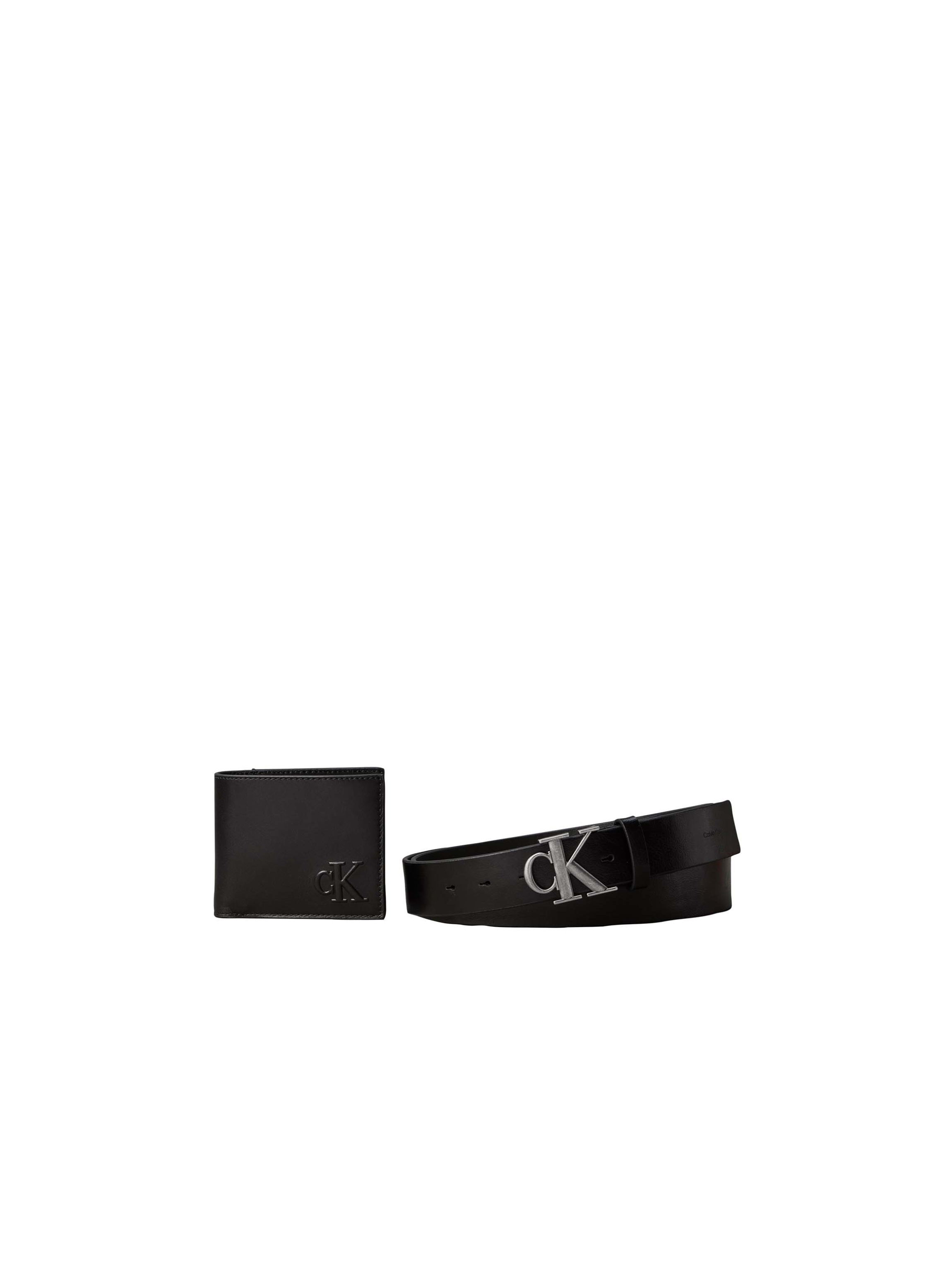 Calvin Klein Geldbörse »CK WALLET + BELT« Gelbörsen Set mit Gürtel, Portmonnaie mit Logodruck