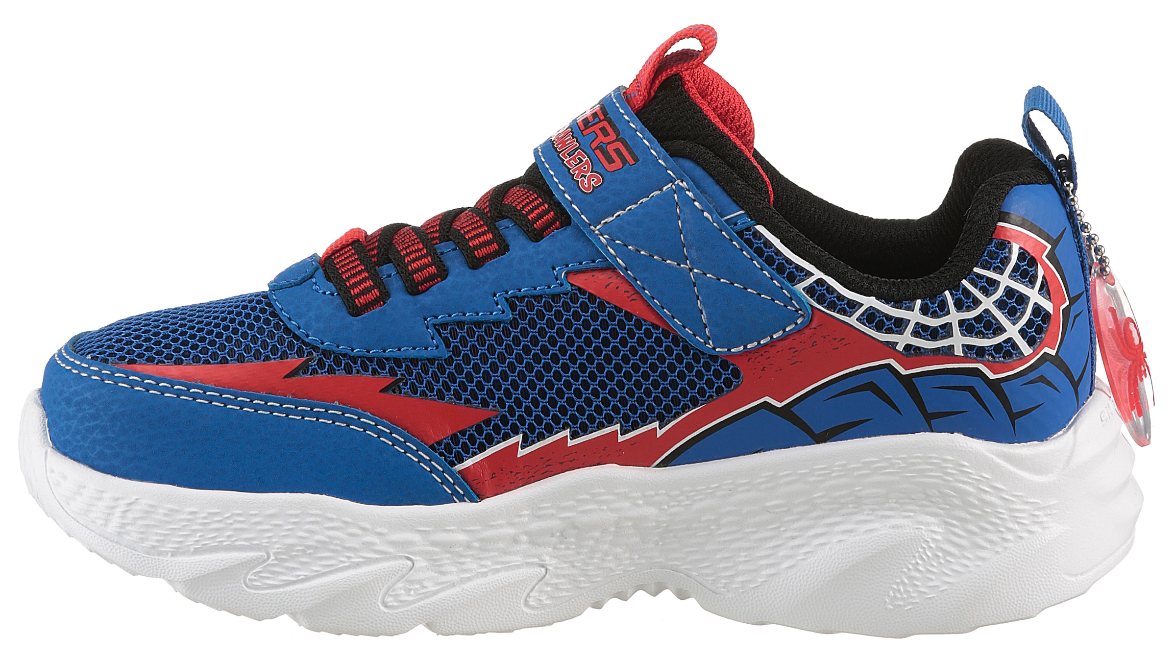 Skechers Sneaker »CREATURE-CRAWLERS«, Blink,-Klettschuh mit coolem Motiv, Größenschablone zum Download