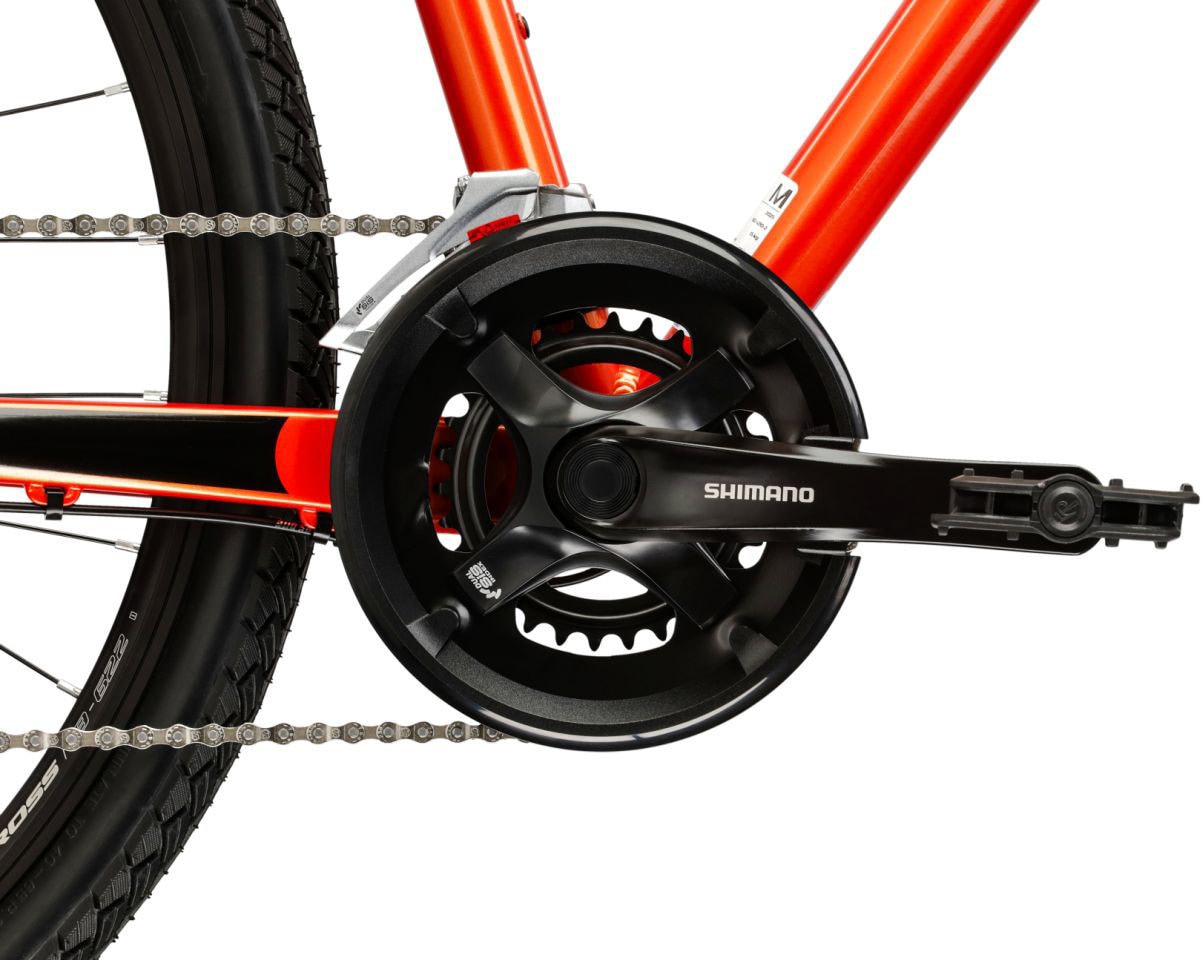 Kross Crossrad »Crossrad Herren 28" Evado 3.0 orange 16 Gänge« 16 Gang Shimano ACERA M3020 Schaltwerk Kettenschaltung