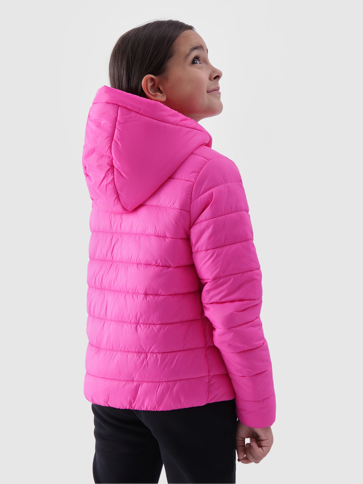 4F Steppjacke, mit Kapuze