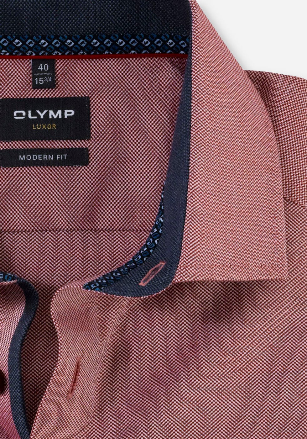 OLYMP Businesshemd »Luxor tonigem | fit«, mit BAUR ▷ Logo-Stitching bestellen modern