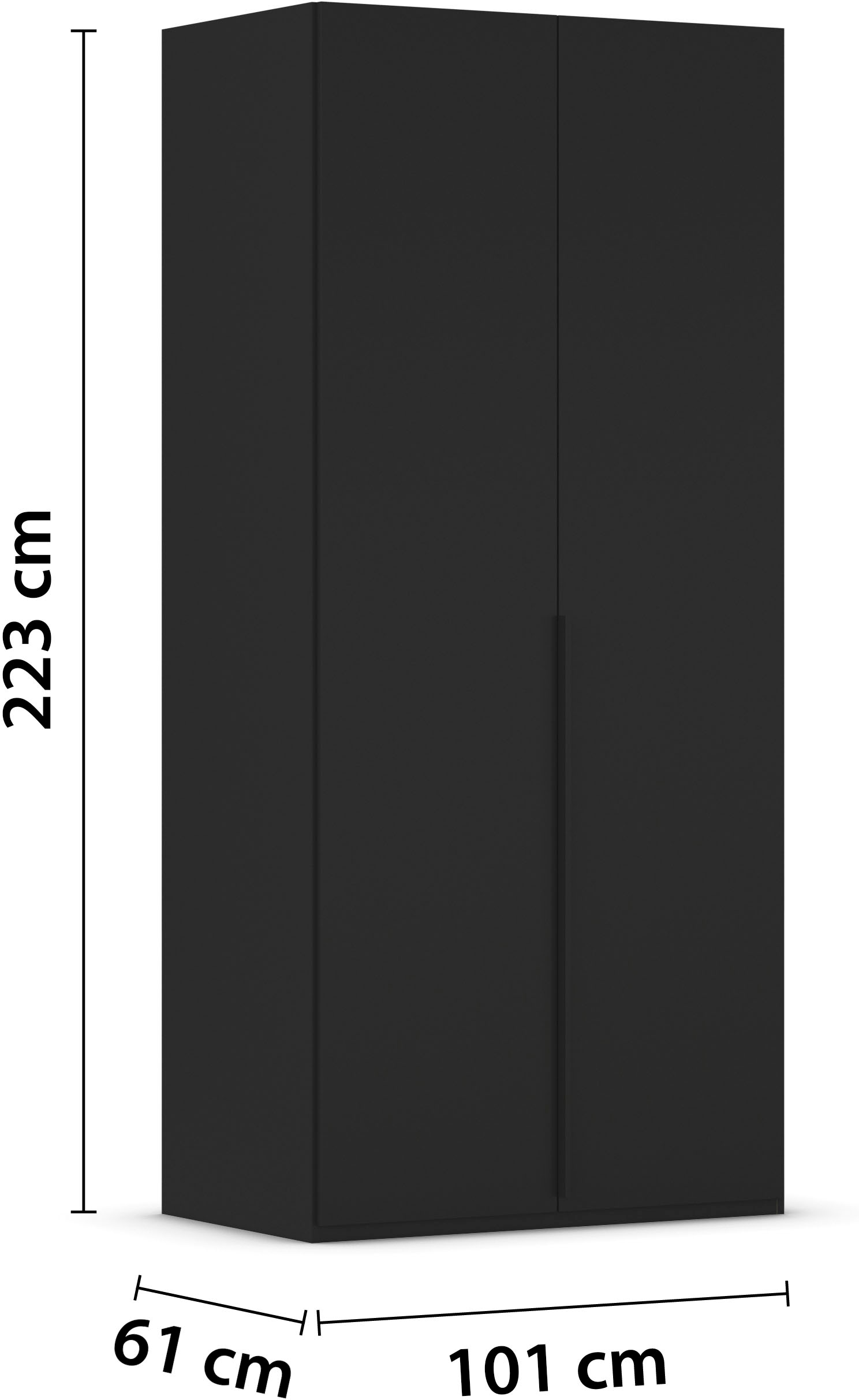 LeGer Home by Lena Gercke Kleiderschrank »Schrank Garderobe Ankleide Schlafzimmer Flur SERINA Eyecatcher«, (in 3 verschiedenen Ausstattungen BASIC/CLASSIC/PREMIUM), in 6 Breiten (101 - 401 cm) mit Front Glas oder Dekor MADE IN GERMANY