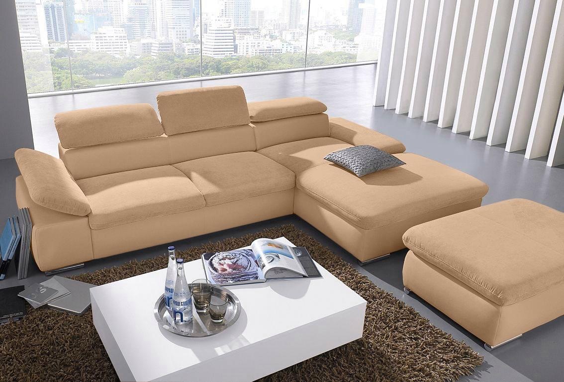 sit&more Ecksofa "Valantine L-Form, B: 286 cm" mit Arm- & Kopfteilverstellu günstig online kaufen