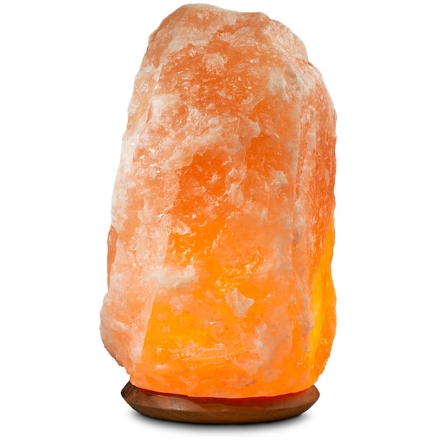 HIMALAYA SALT DREAMS Salzkristall-Tischlampe »Rock«, Handgefertigt aus  Salzkristall - jeder Stein ein Unikat, ca.25-30 kg kaufen | BAUR