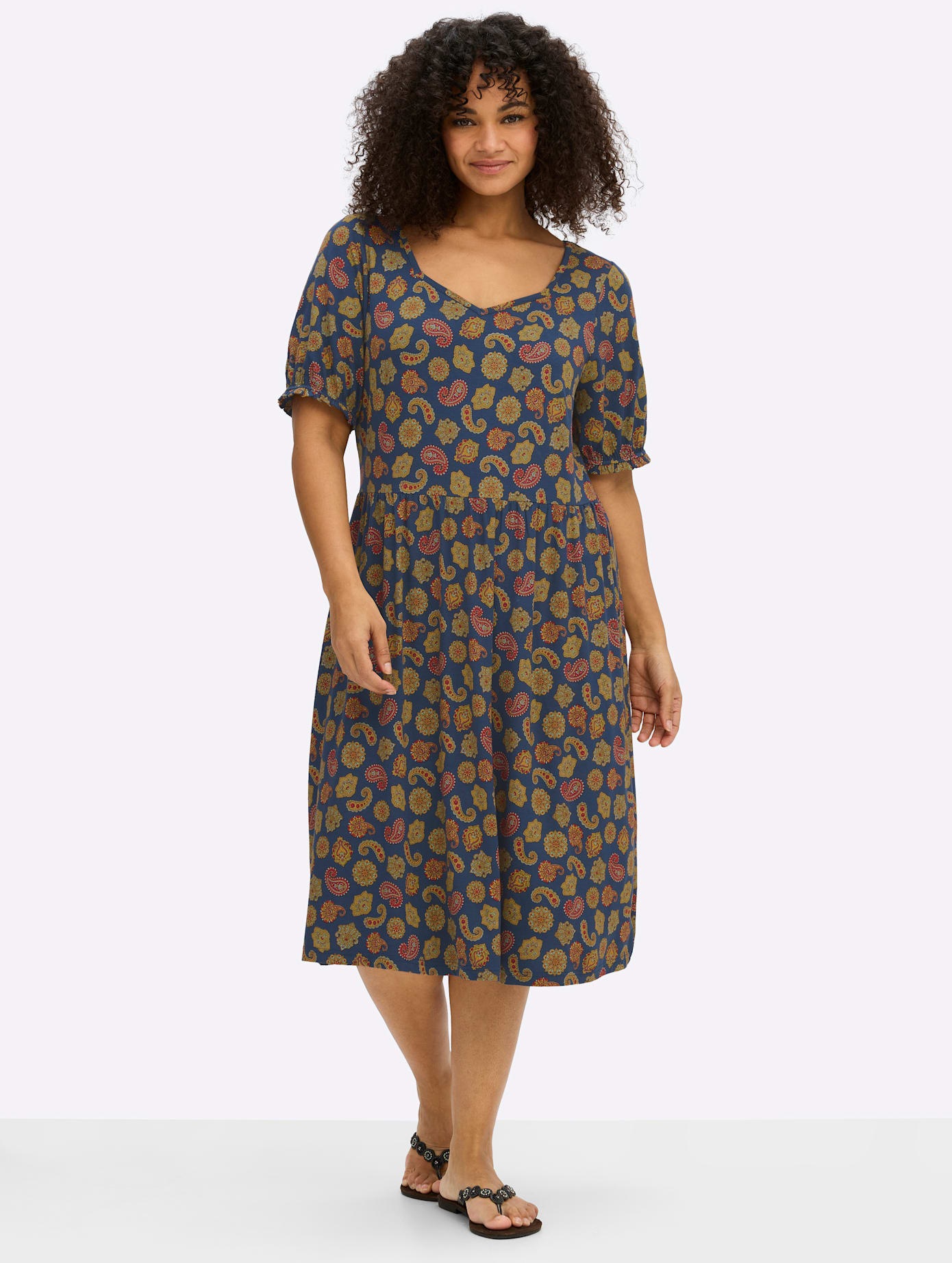 Sheego Jerseykleid "Jersey-Kleid"