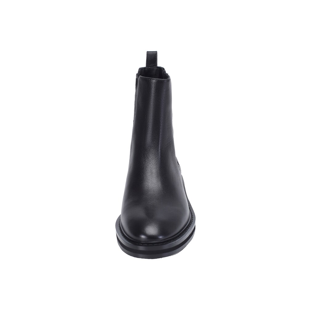 Schuhe Stiefeletten ekonika Stiefelette, mit gemustertem Einsatz schwarz Schuhe Stiefeletten ekonika Stiefelette, mit gemustertem Einsatz schwarz