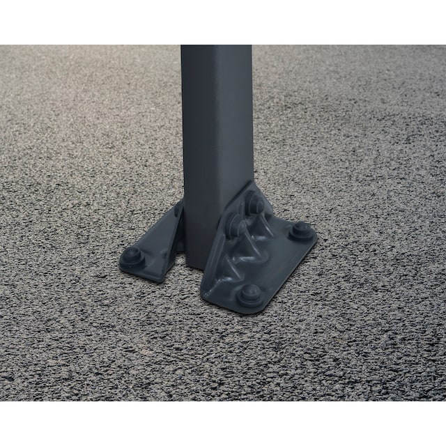 Palram - Canopia Einzelcarport »Verona«, Aluminium, 263 cm, Anthrazit, 6mm  starke Polycarbonat-Stegplatten per Rechnung | BAUR