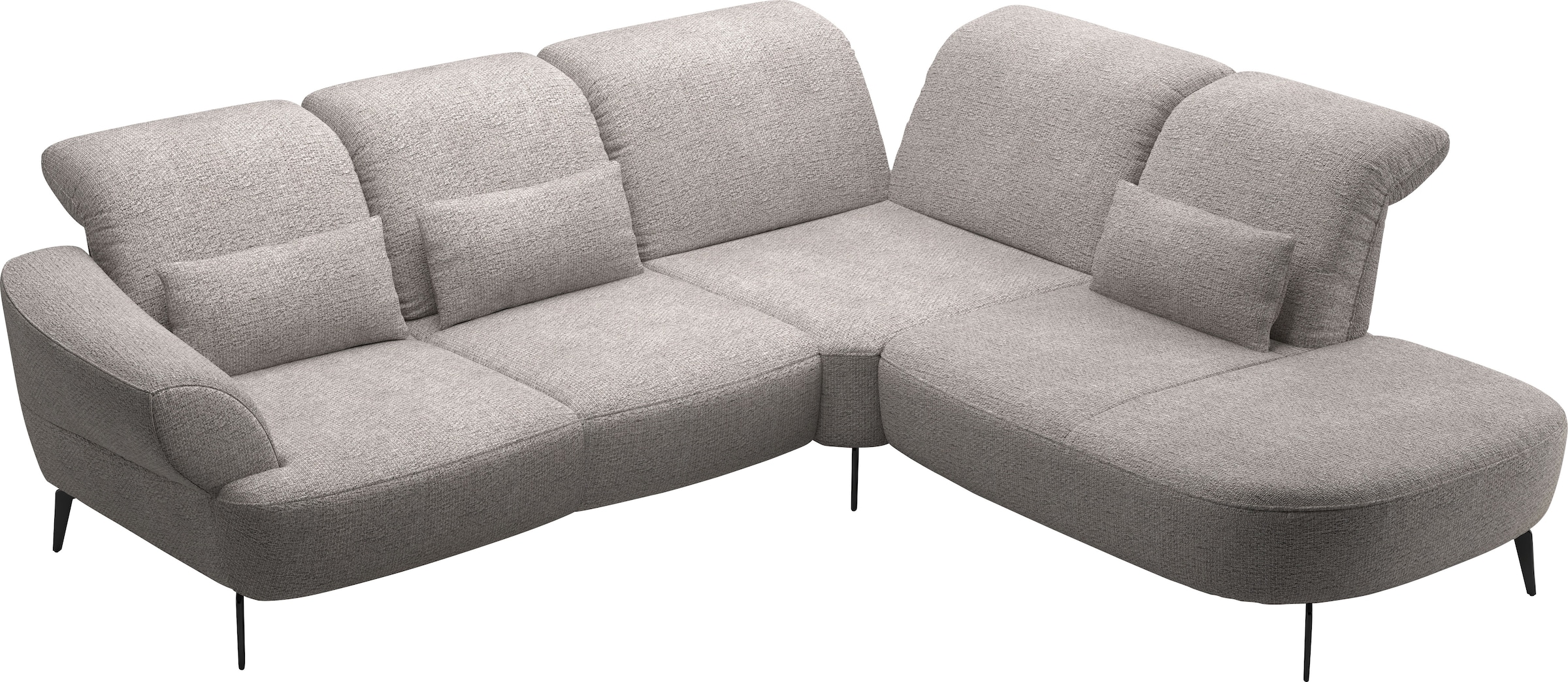 sit&more Ecksofa »Dance«, inkl.System Click&Seat und Sitztiefenverstellung