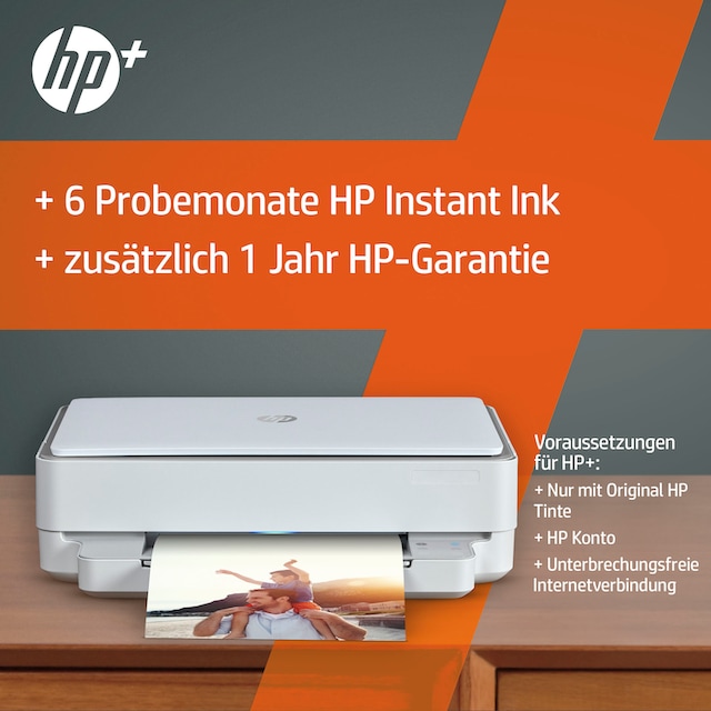 HP Multifunktionsdrucker »ENVY 6020e AiO Printer A4 color 7ppm«, HP+ Instant  Ink kompatibel | BAUR
