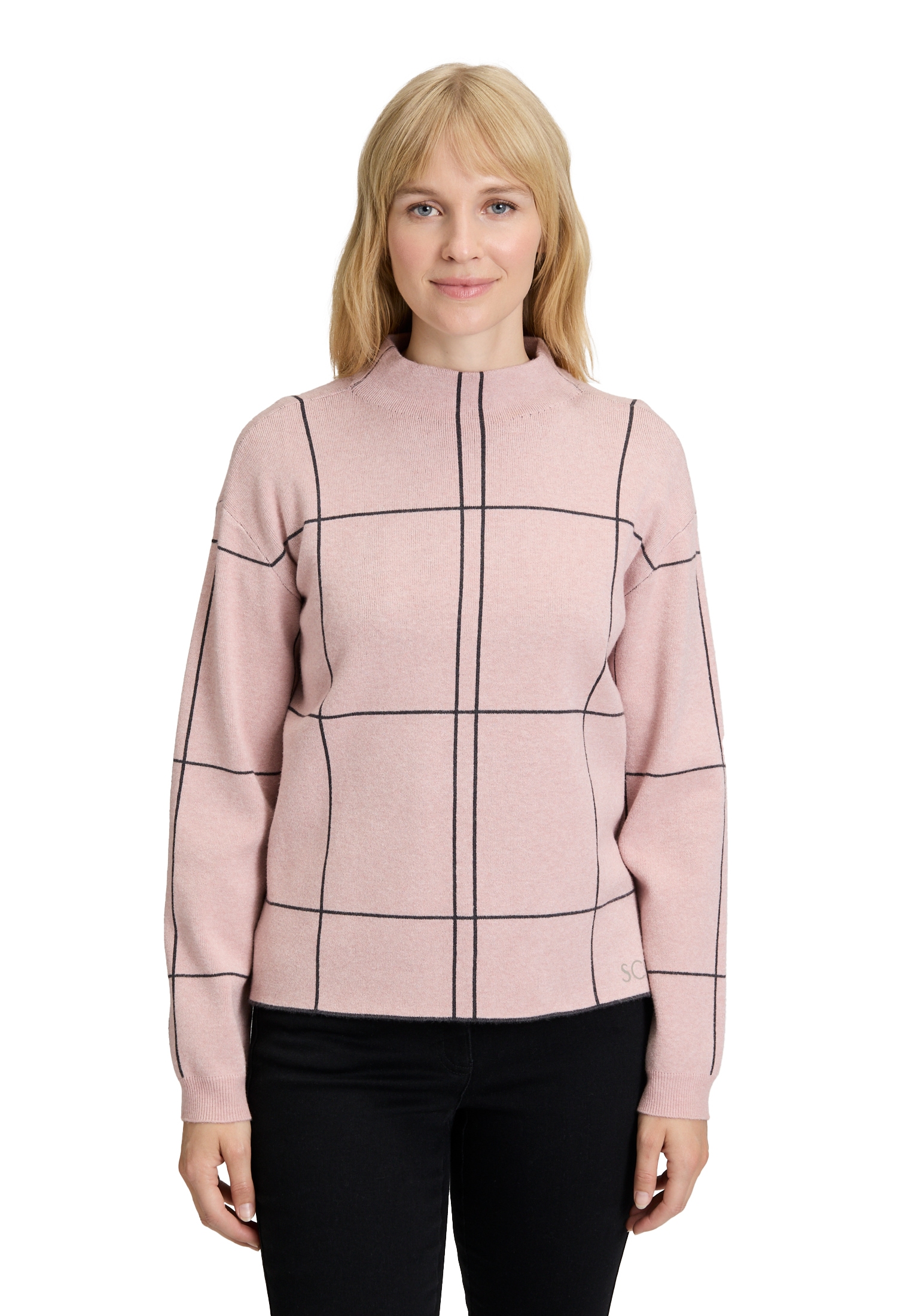 Betty Barclay Strickpullover "Betty Barclay Damen Strickpullover kariert", günstig online kaufen