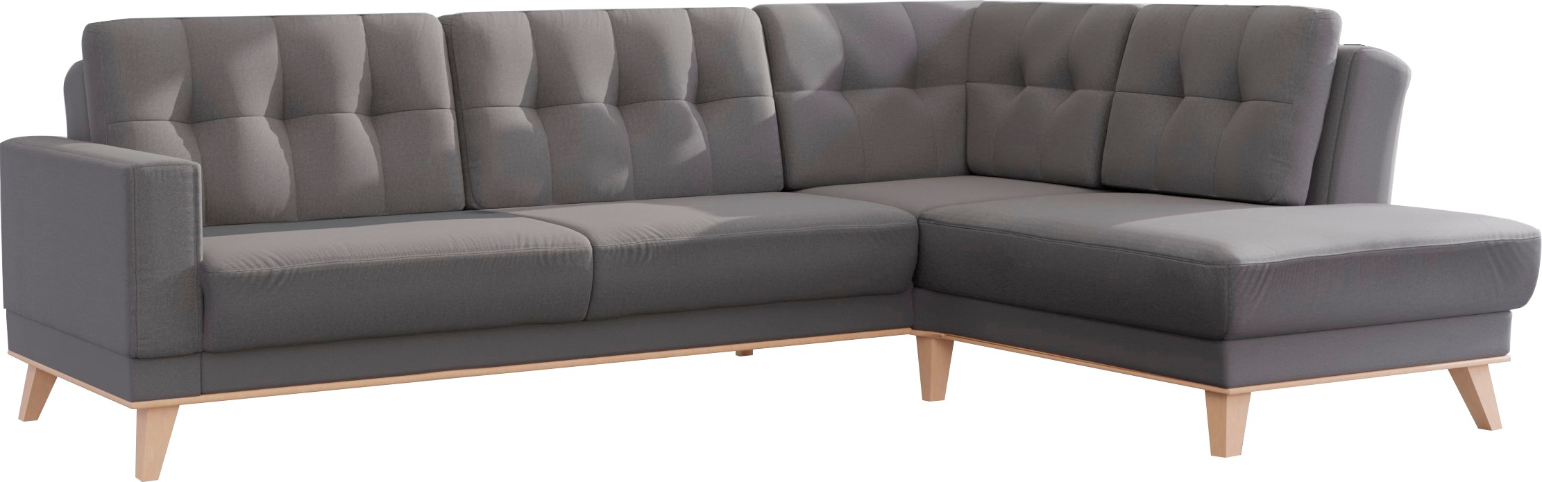 sit&more Ecksofa "Lavida L-Form", wahlweise mit Kippfunktion und Bettkasten günstig online kaufen