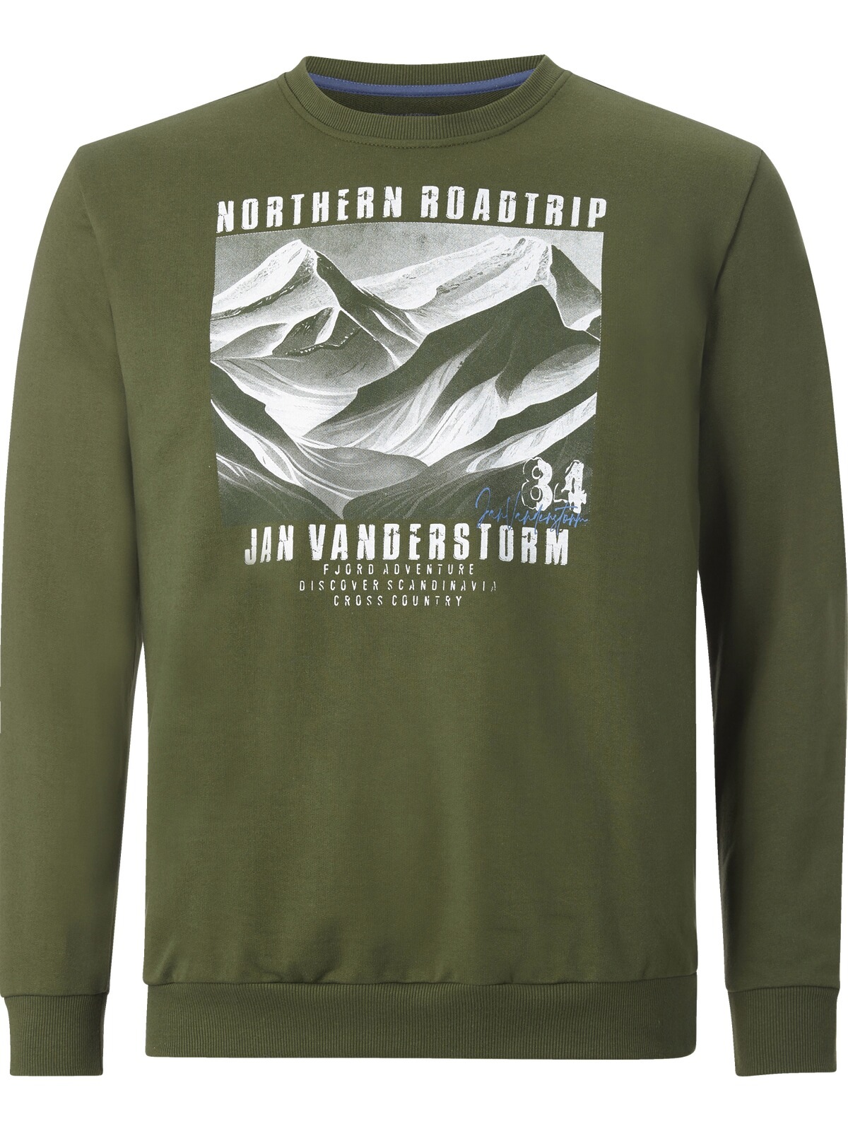 Jan Vanderstorm Sweatshirt »Doppelpack Sweatshirt HOLDGER«, (2 tlg.), mit elastischem Saumbund