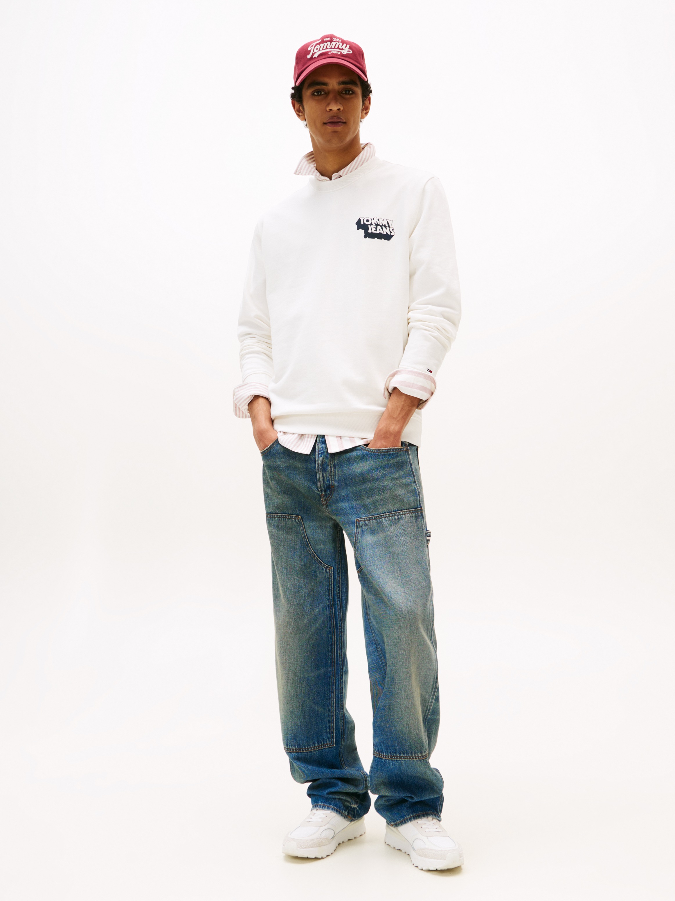 Tommy Jeans Sweatshirt "TJM REG STACK CREW EXT", Mit Rundhalsausschnitt günstig online kaufen