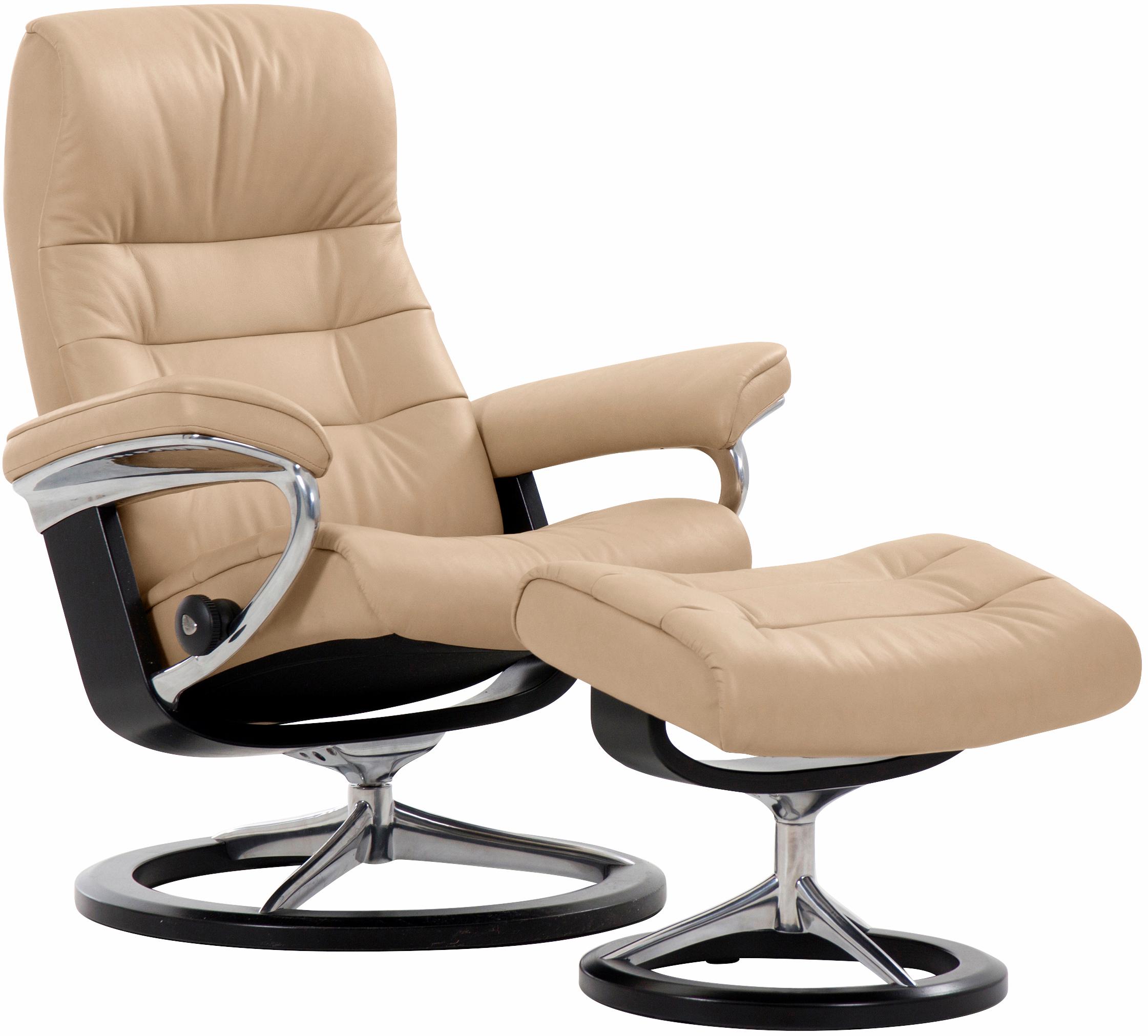 Stressless® Relaxsessel »Opal«, (Set, Relaxsessel mit Hocker), mit Hocker,  mit Signature Base, Größe L, mit Schlaffunktion kaufen | BAUR