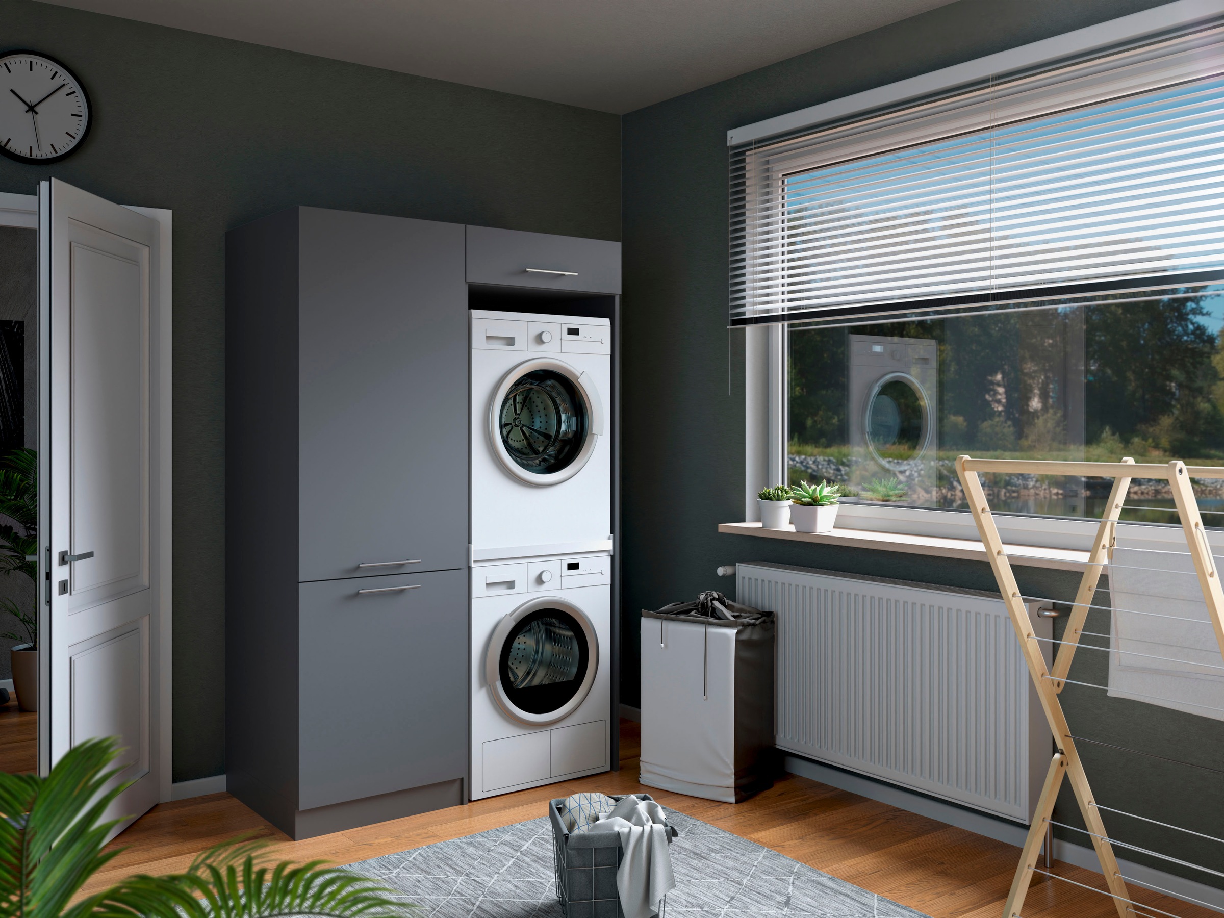 Laundreezy Mehrzweckschrank-Set "Laundreezy, 2-tlg. Mehrzweckschrank-Set B/ günstig online kaufen