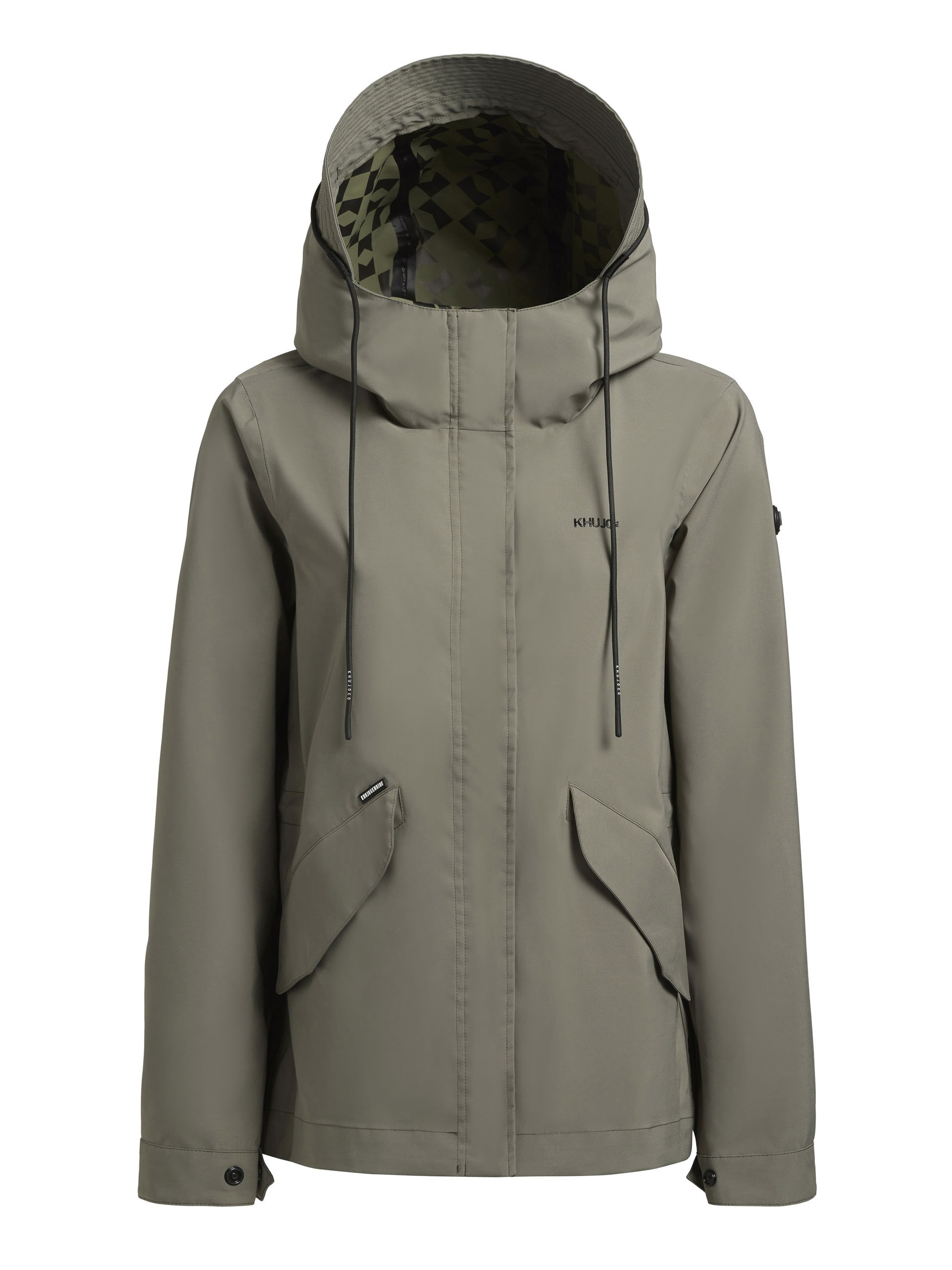khujo Regenjacke »SANG«, mit Kapuze