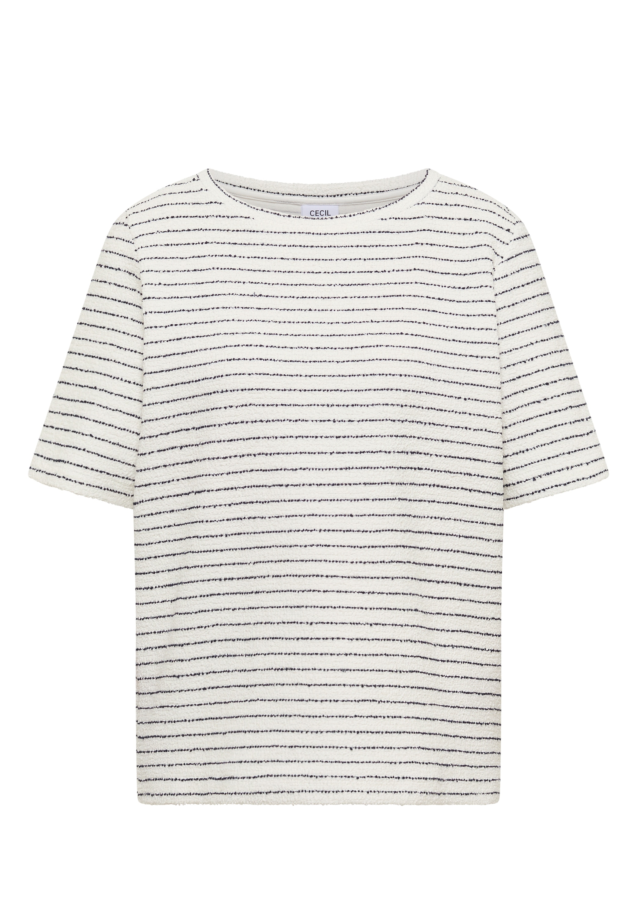 Cecil Print-Shirt mit U-Boot-Ausschnitt