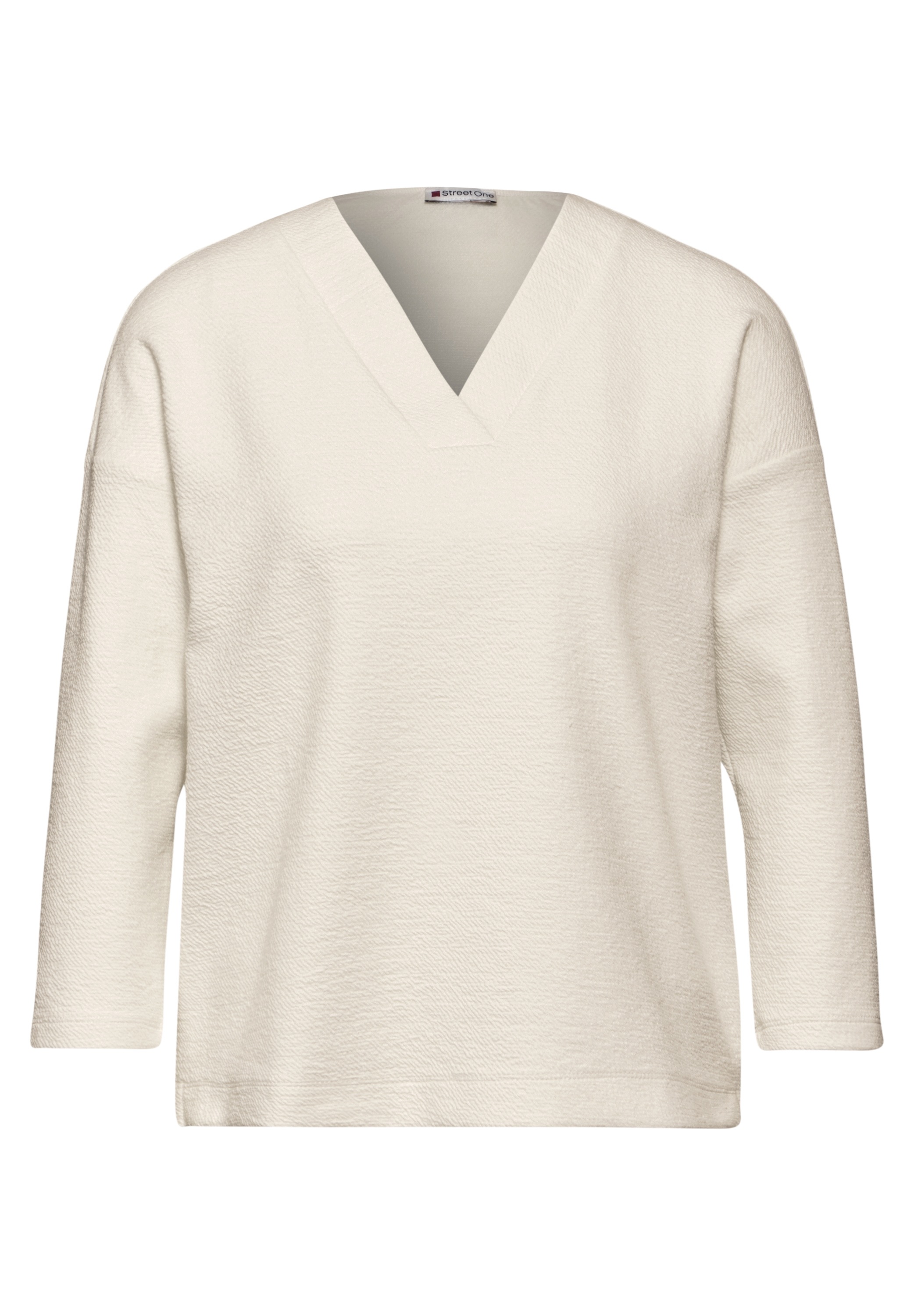 STREET ONE 3/4-Arm-Shirt, mit V-Ausschnitt