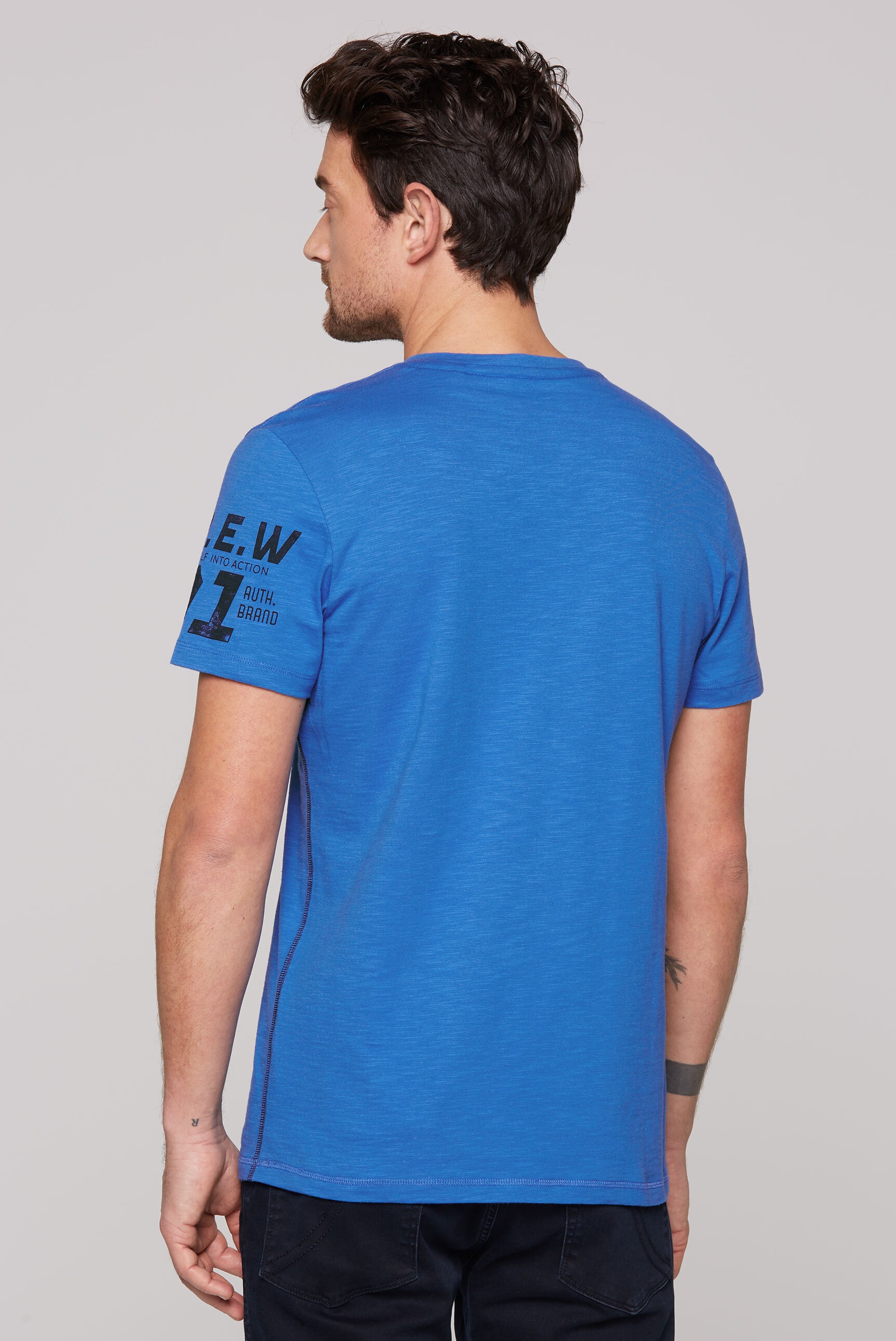 CAMP DAVID V-Shirt, aus Baumwolle
