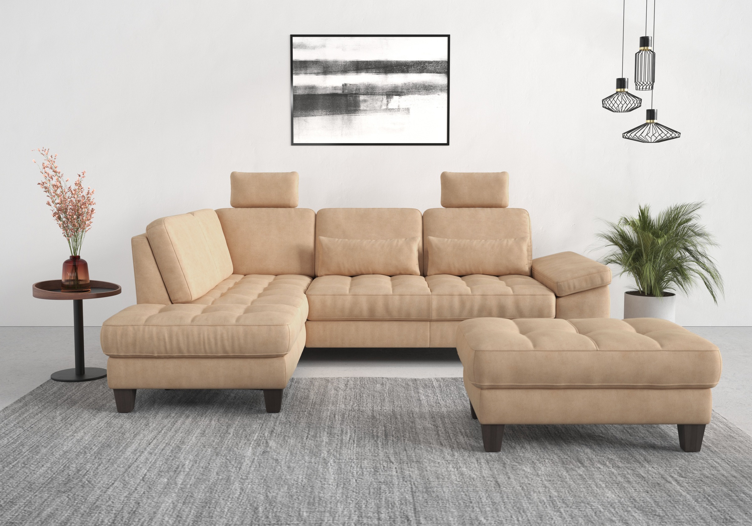 Thumbnail - sit&more Ecksofa "Westham L-Form" mit Ottomane, mit oder ohne Bettfunktion, Bettkasten, Verstellung